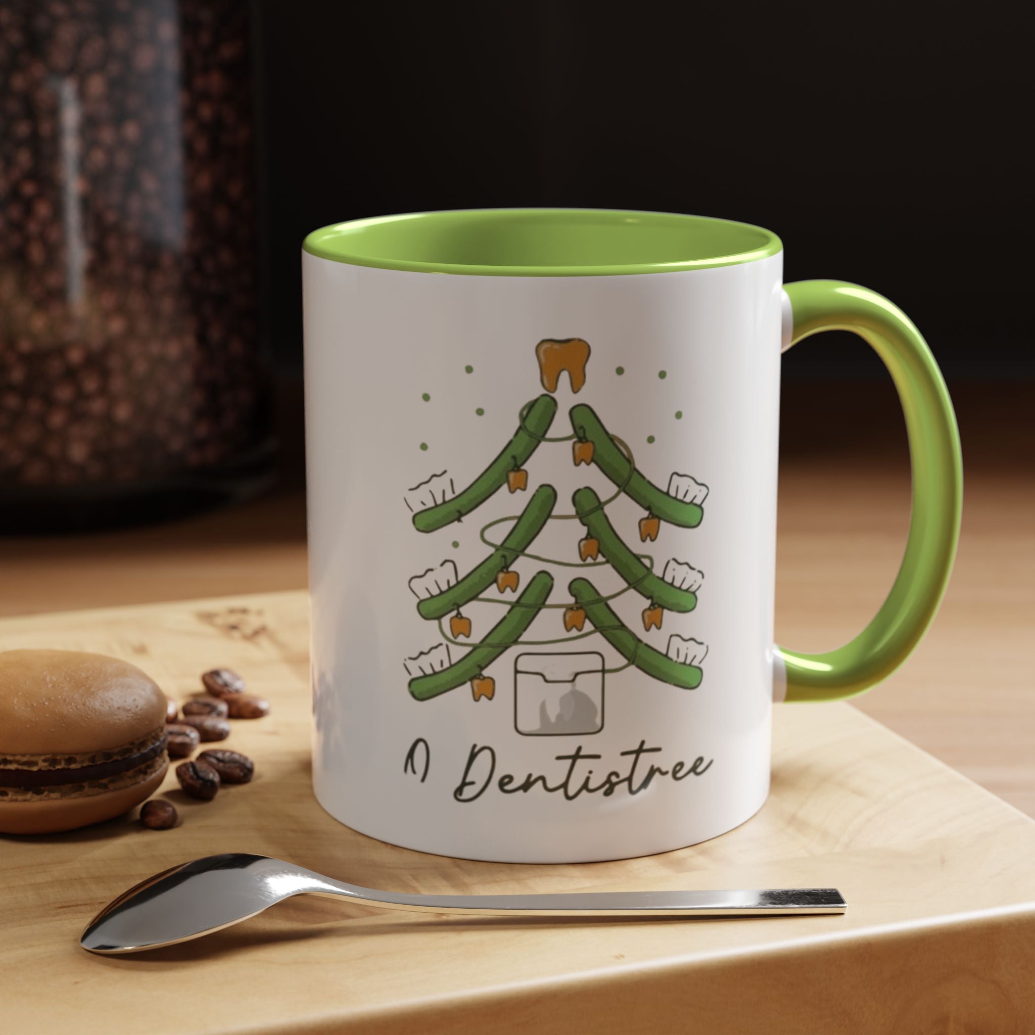 Dentist Christmas Mug - 'A Dentistree' Holiday Coffee Cup (11/15oz)
