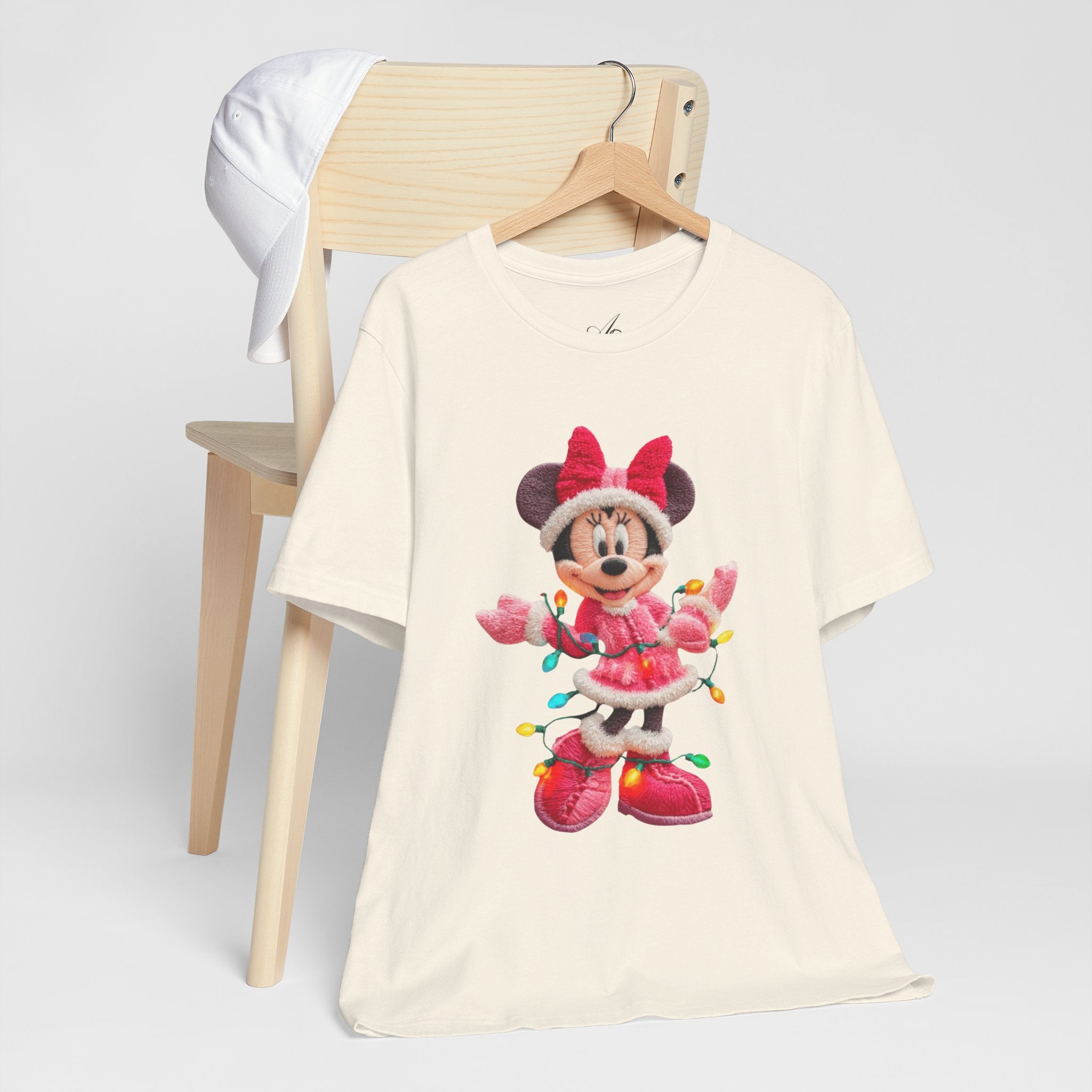 Minnie Mouse Holiday Lights T-Shirt Festive Holiday Designs