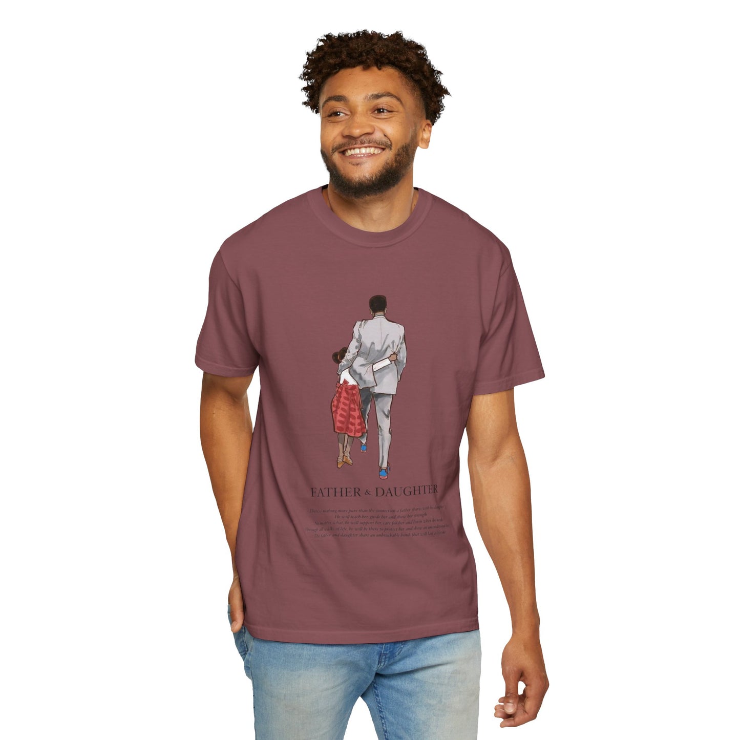 Father & Daughter Unisex T-Shirt, Heartwarming Gift for Dad, Perfect for Father's Day, Family Bonding, Casual Wear