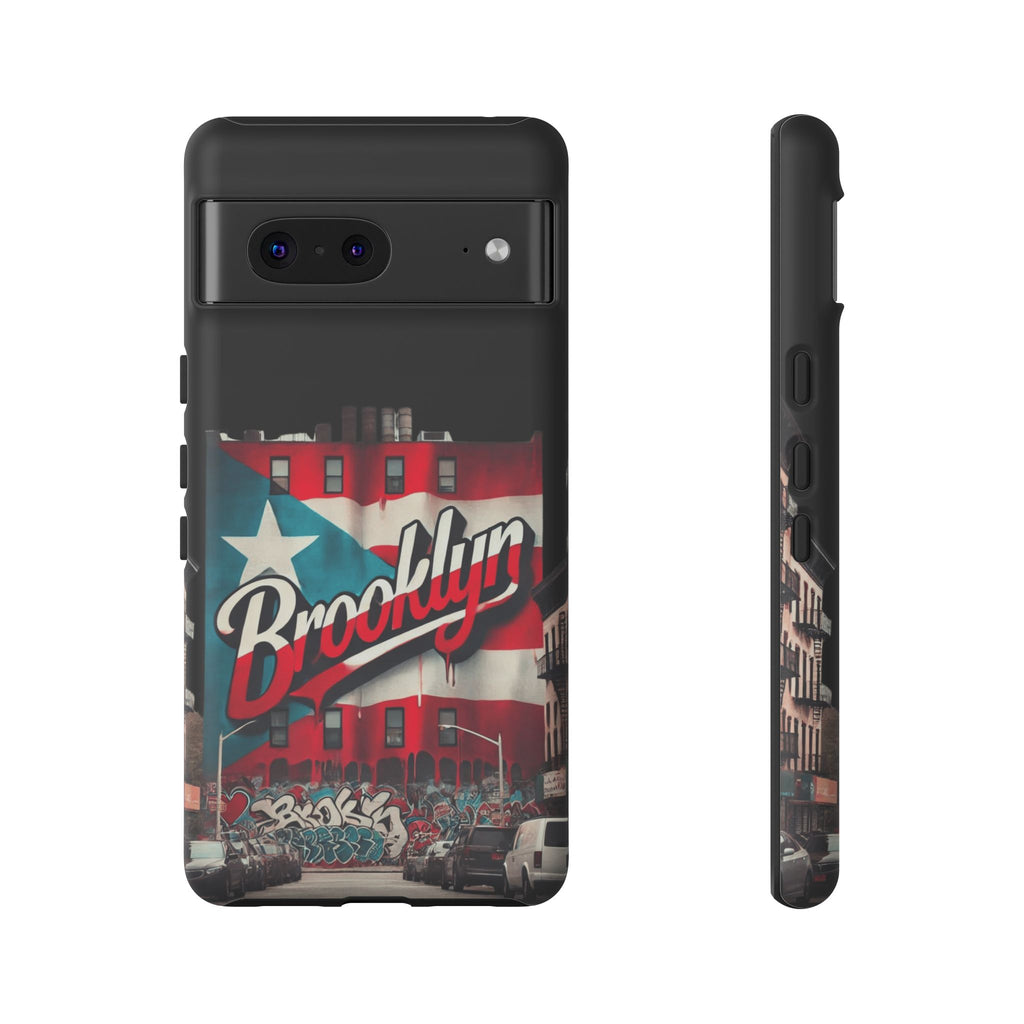 Brooklyn Street Art Phone Case  Urban Graffiti Protective Cover
