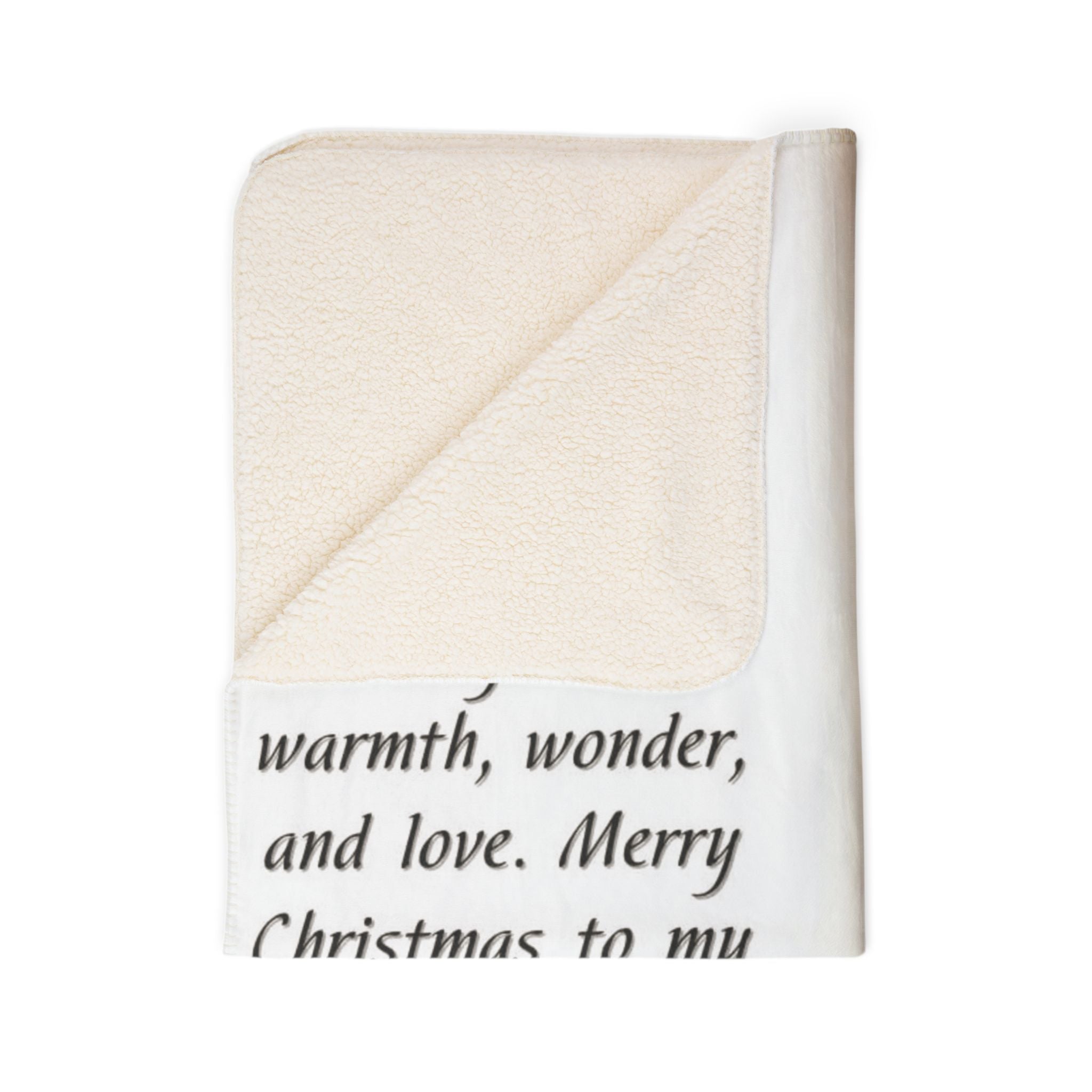 Christmas Sherpa Blanket Mom and Dad, You filled my holidays with warmth, wonder, and love" Cozy Family Holiday Throw Holiday Christmas Blanket,