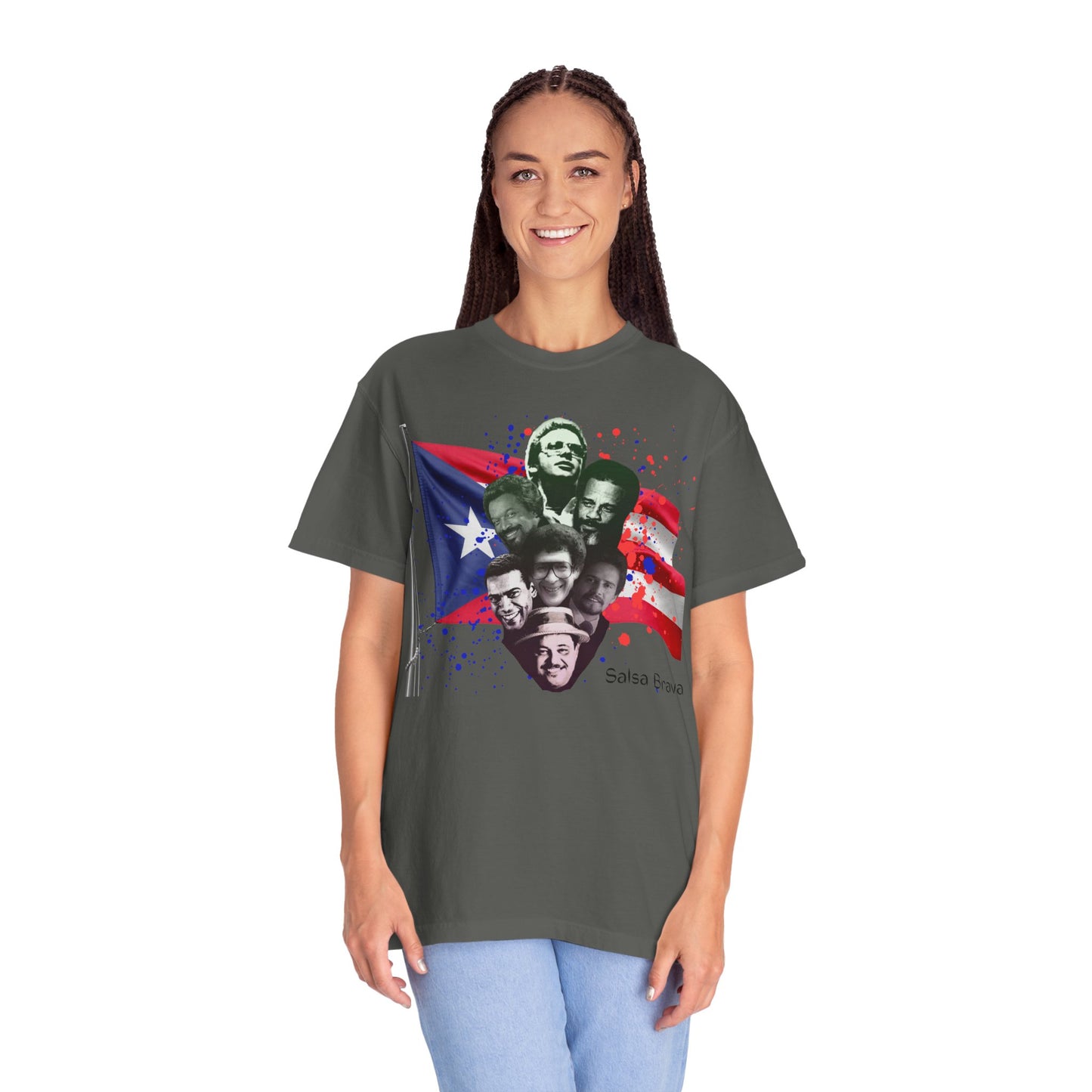 Salsa Brava T-Shirt, Vibrant Puerto Rican Pride Shirt, Gift for Salsa Lovers, Unisex Festival Tee, Caribbean Culture Apparel