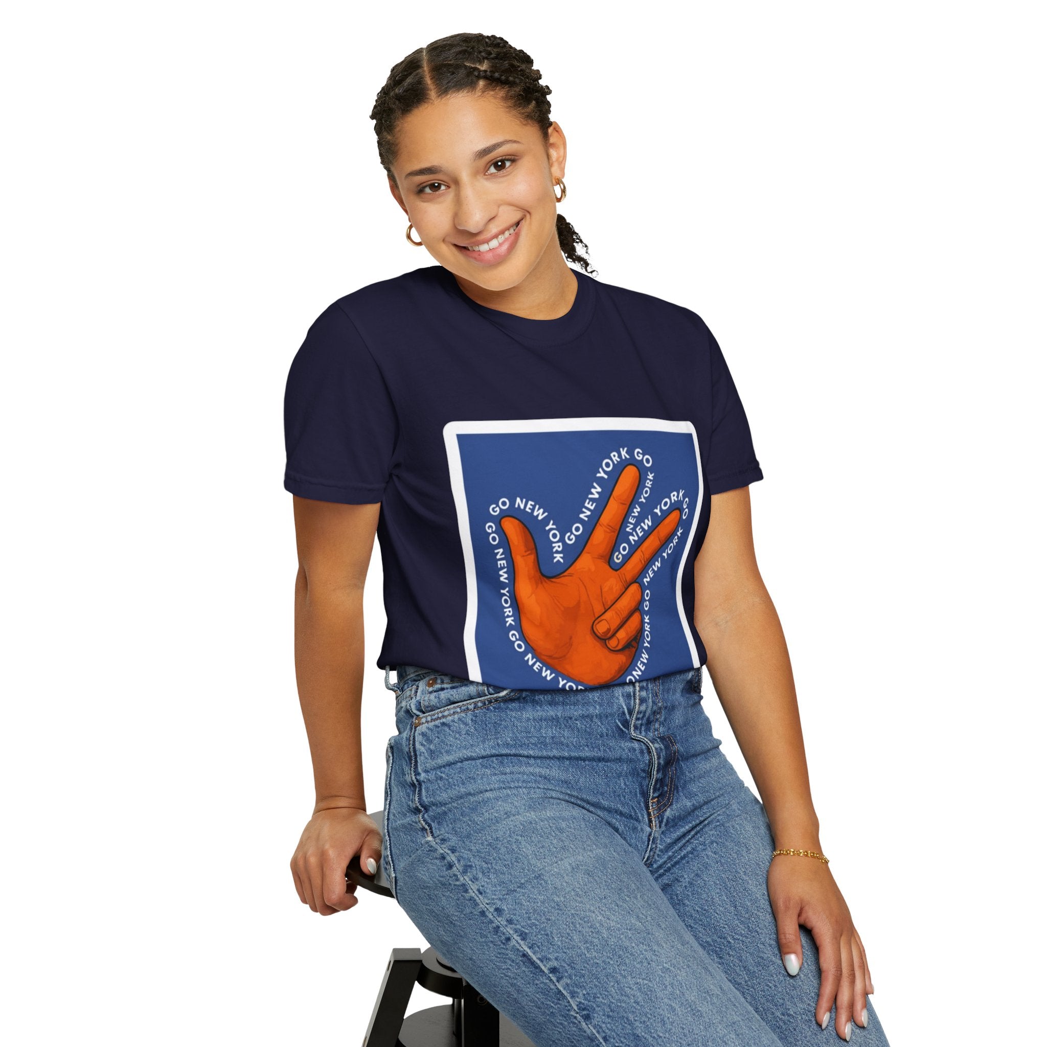 Go New York Hand Graphic T-Shirt