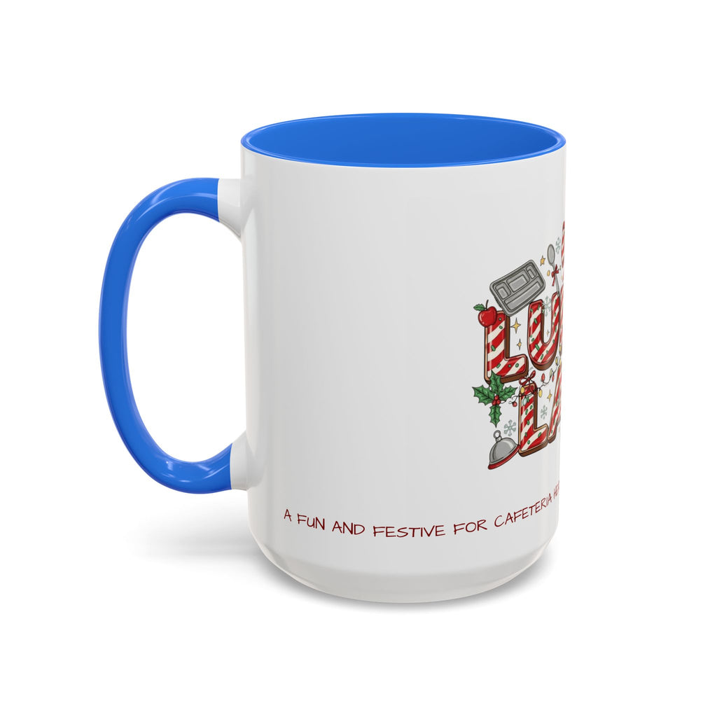 Lunch Lady Mug "Cafeteria Hero Who Feeds the Whole School With Love" | 11oz/15oz Gift  School Staff Christmas Mug Collection