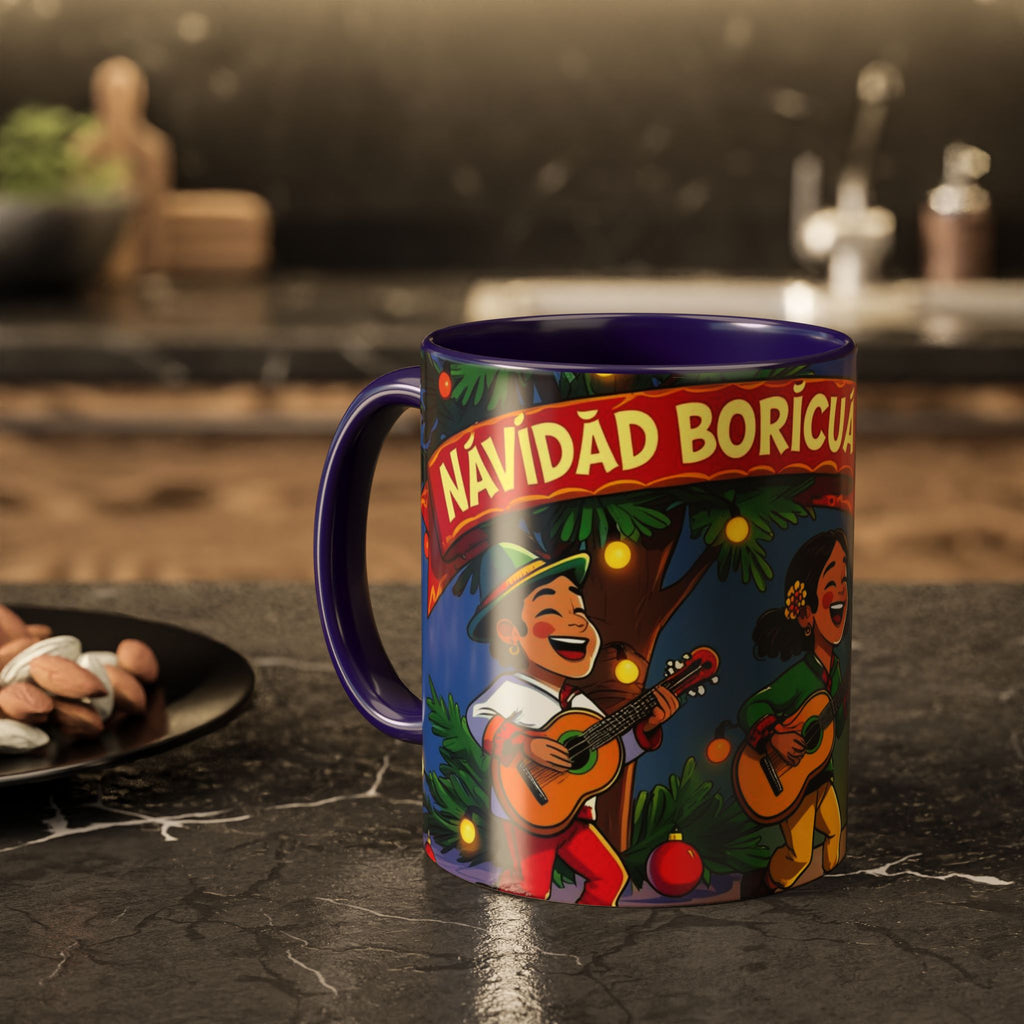 Navidad Boricua Mug Vibrant Puerto Rican Celebration Mug