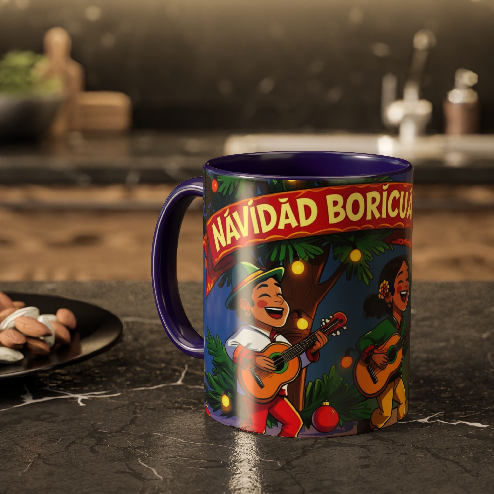 Navidad Boricua Mug Vibrant Puerto Rican Celebration Mug