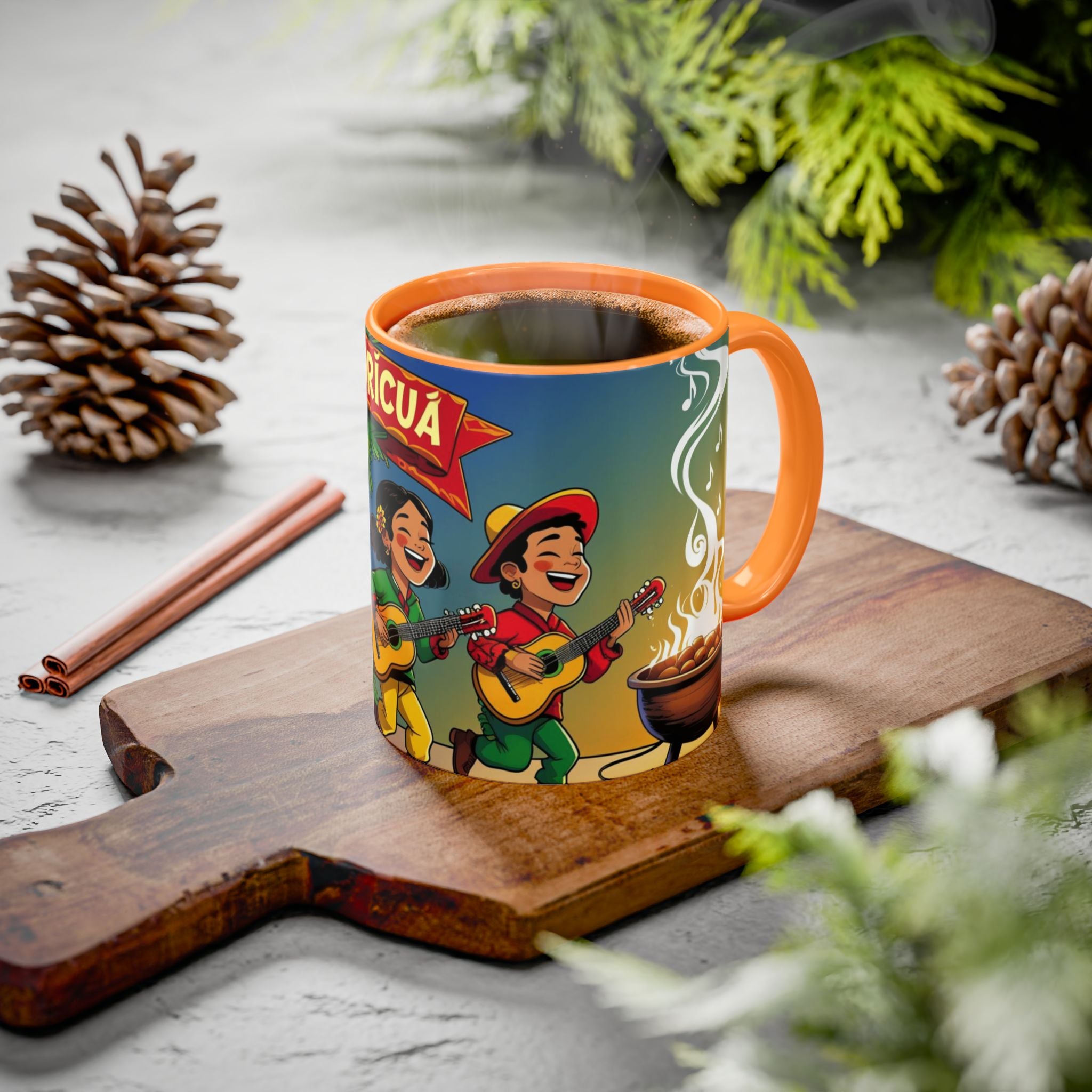 Navidad Boricua Mug Vibrant Puerto Rican Celebration Mug