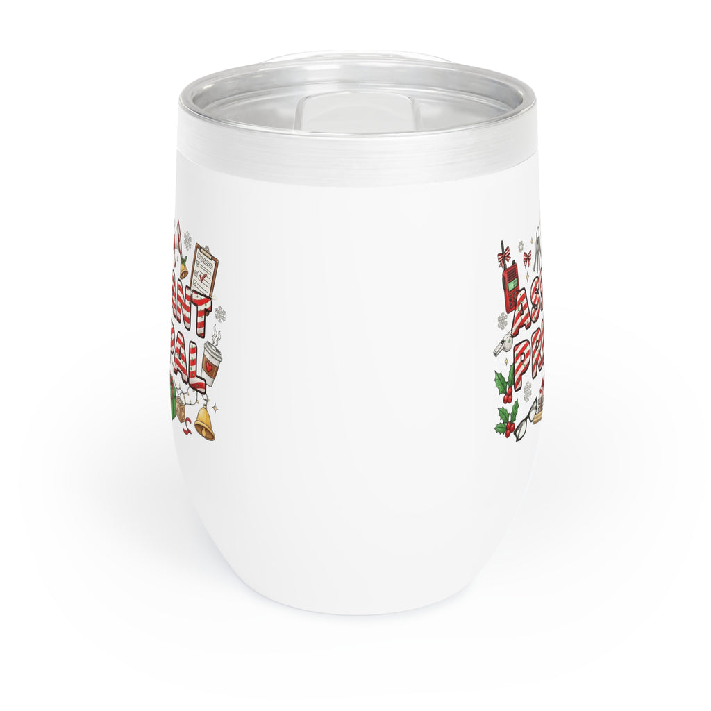 Holiday mug for assistant principals who support every part of the school. Chill Wine Tumbler  School Staff Christmas Mug Collection