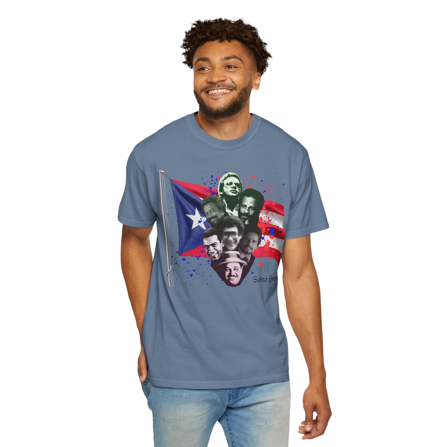 Salsa Brava T-Shirt, Vibrant Puerto Rican Pride Shirt, Gift for Salsa Lovers, Unisex Festival Tee, Caribbean Culture Apparel