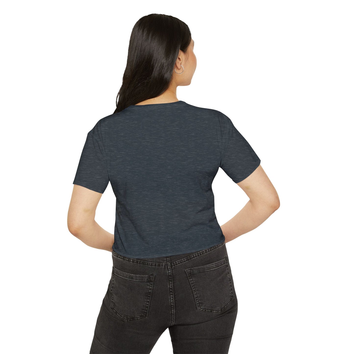 🧘‍♀️ Wear Your Peace. Women's Festival Crop Top, Boho Chic Summer Top, Loose Festival Shirt, Inspirational Quote Tee, Eco-Friendly Crop Tee