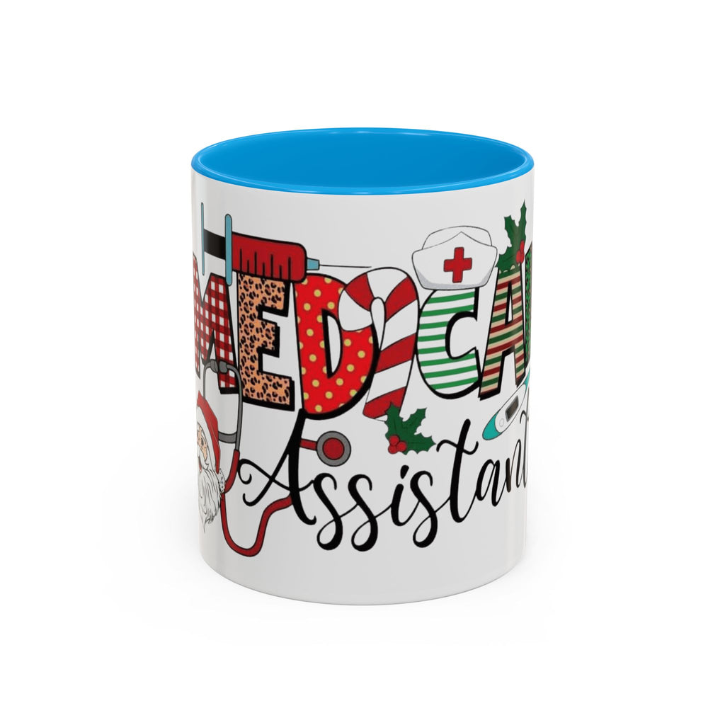 Medical Assistant Christmas Mug — Festive Colorful 11oz/15oz Coffee Cup Medical Christmas Mug