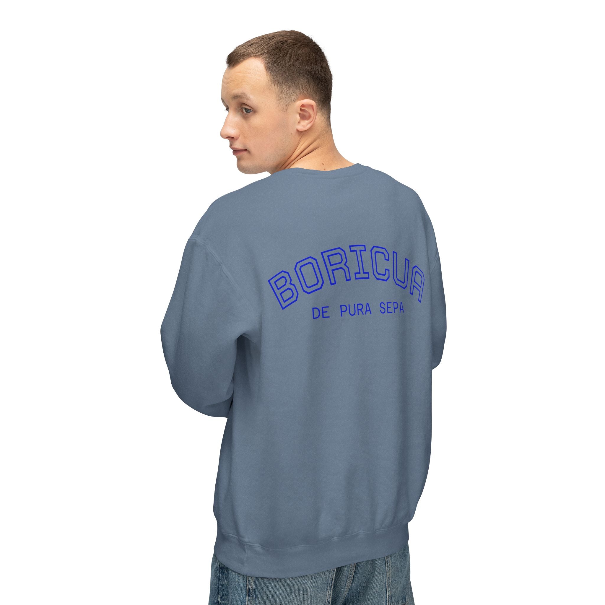 Puerto Rican Benito Parade Sweatshirt  Boricua De Pura Cepa Crewneck Puerto Rico Navidades