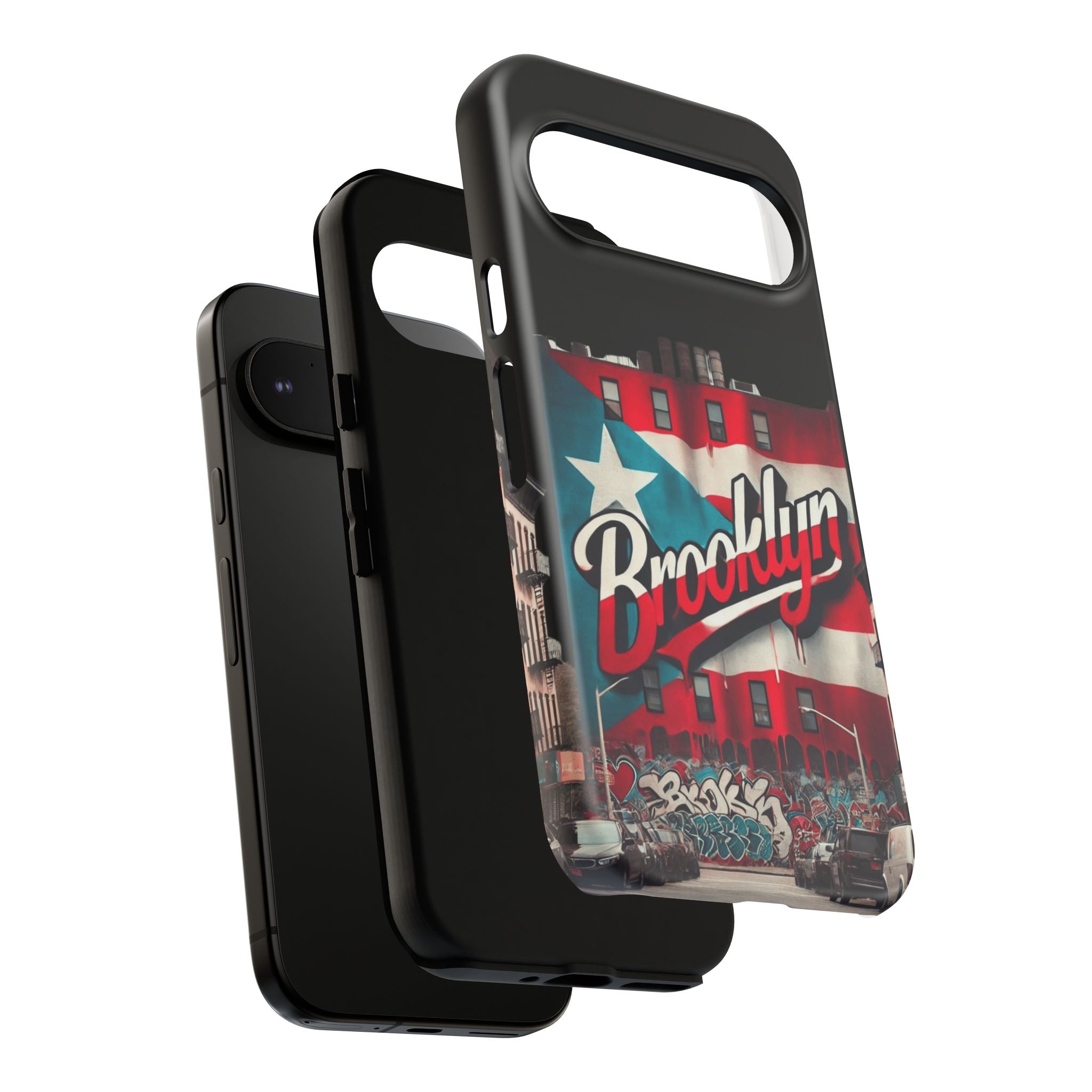 Brooklyn Street Art Phone Case  Urban Graffiti Protective Cover