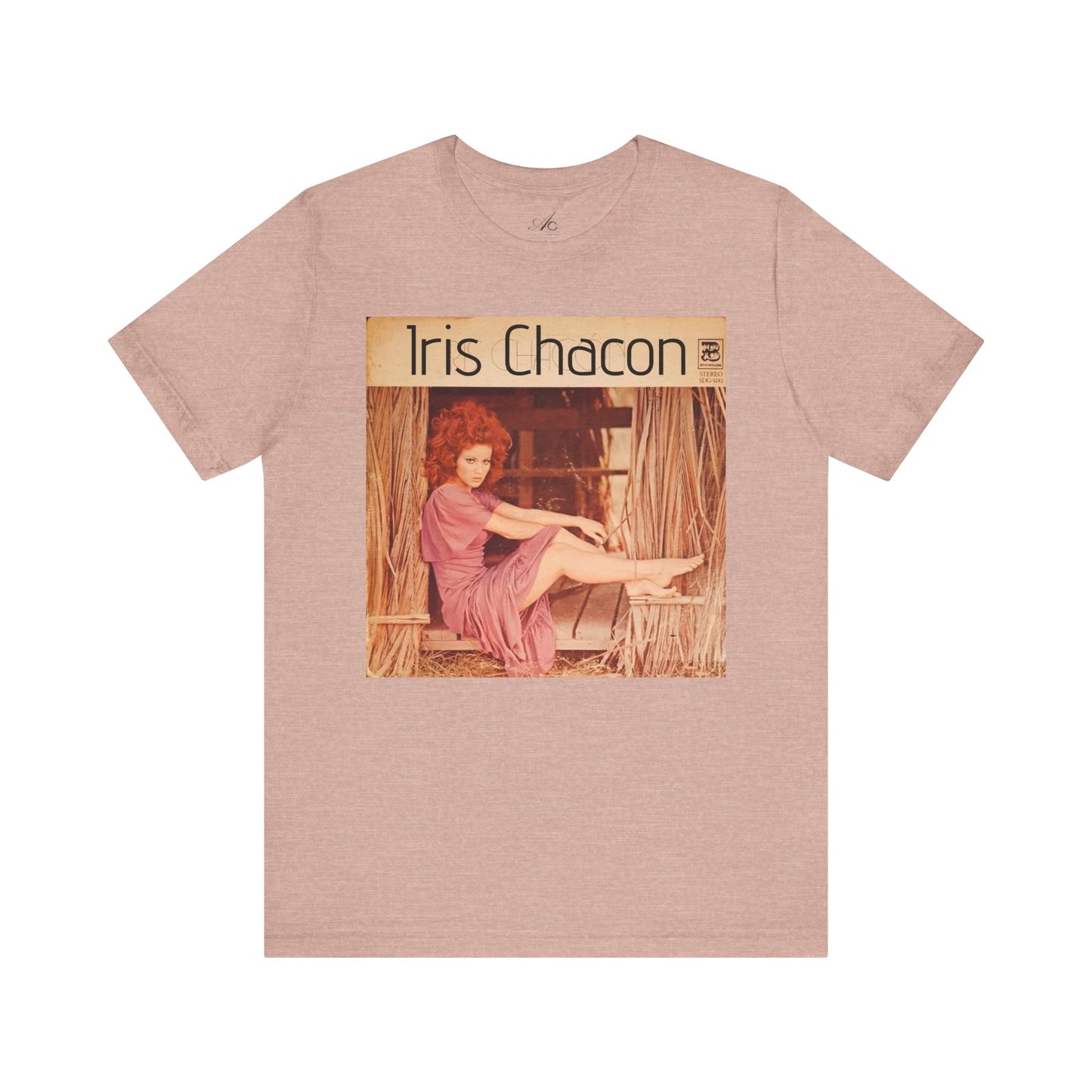 Retro Iris Chacon Unisex Tee, Vintage Music Shirt, Bohemian T-Shirt, Gift for Her, 90s Style Top