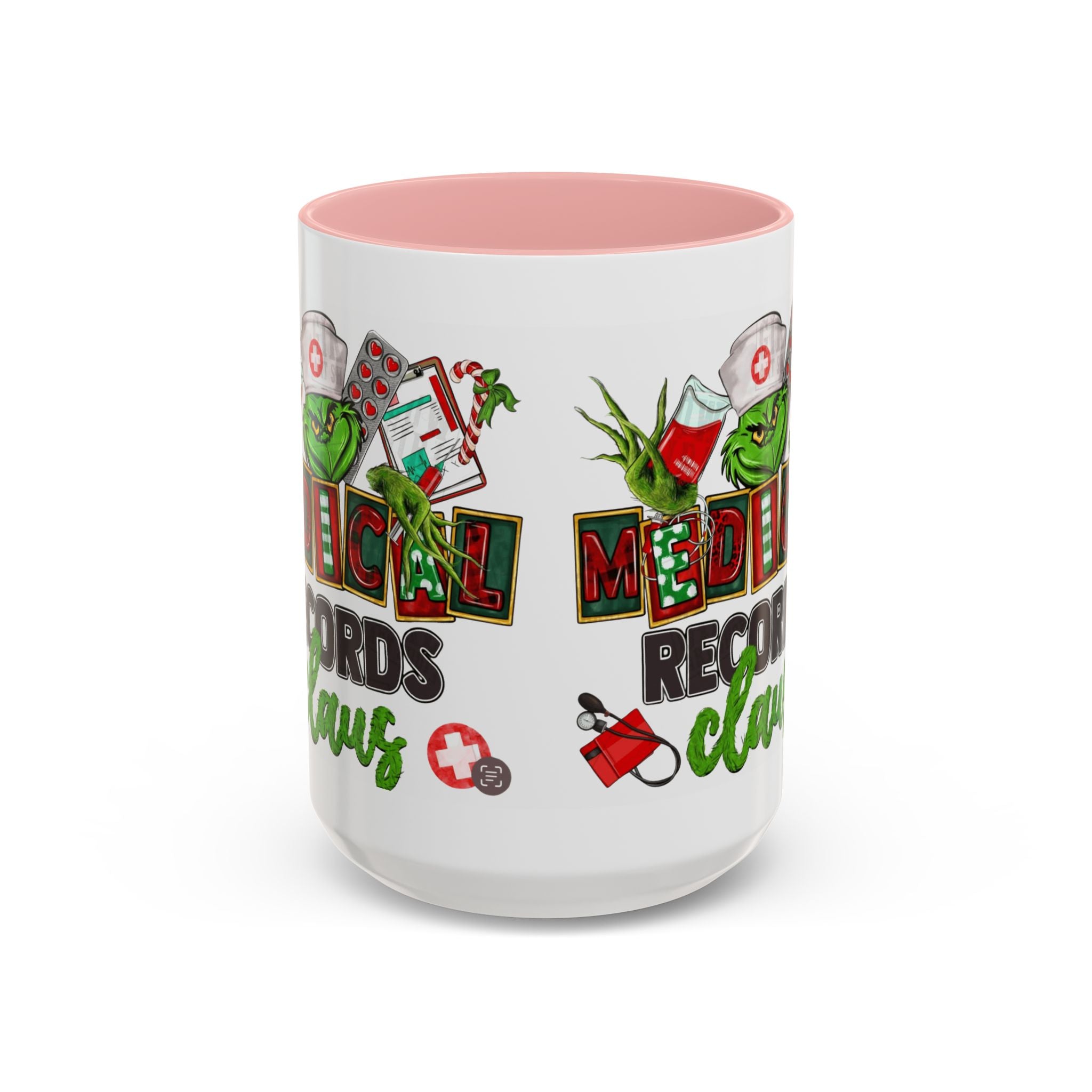 Medical Records Claus Coffee Mug — Funny Holiday Nurse & Medical Staff Gift (11/15oz) Medical Christmas Mug,