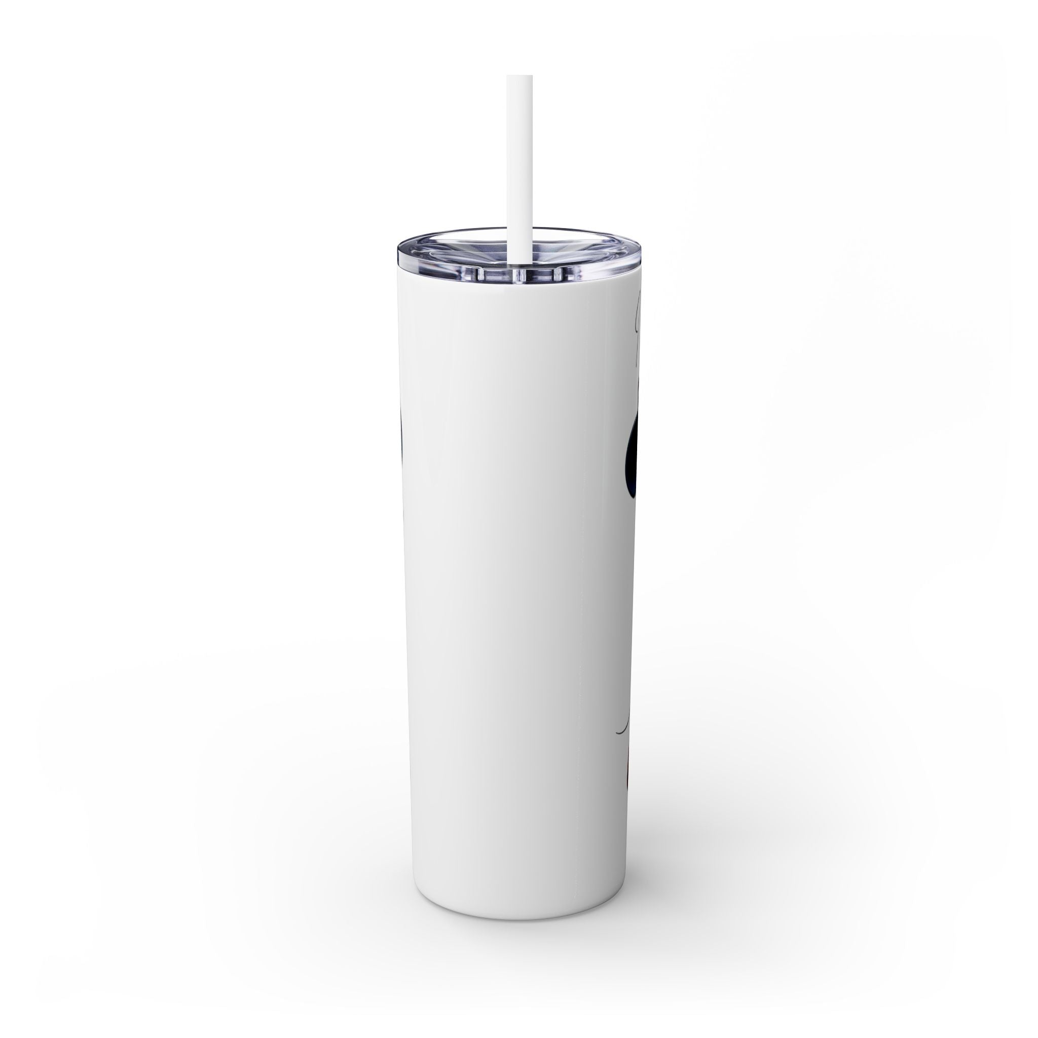 I Love You More Than Travel Tumbler — 20oz Skinny Cup with Straw