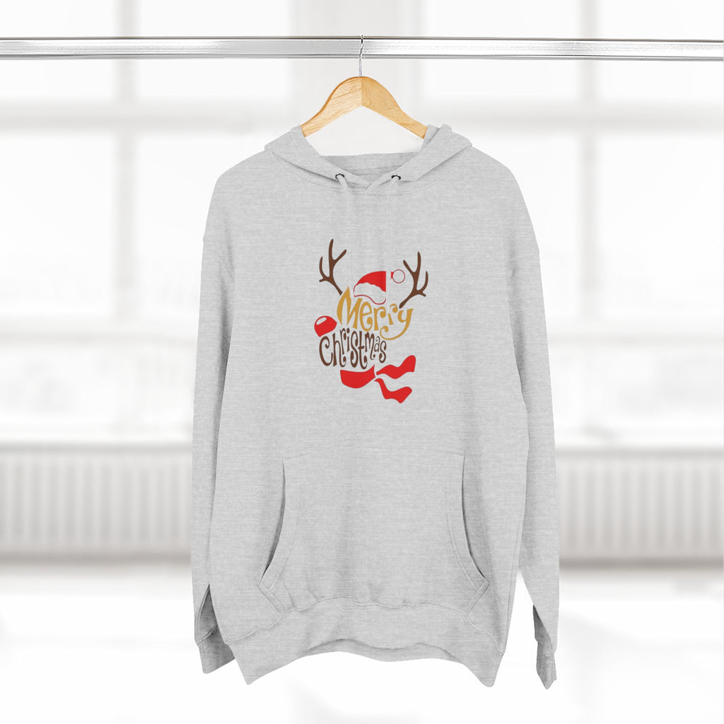 Holiday Apparel | Christmas Tees & Sweatshirts with Festive Quotes Merry Christmas Fleece Hoodie