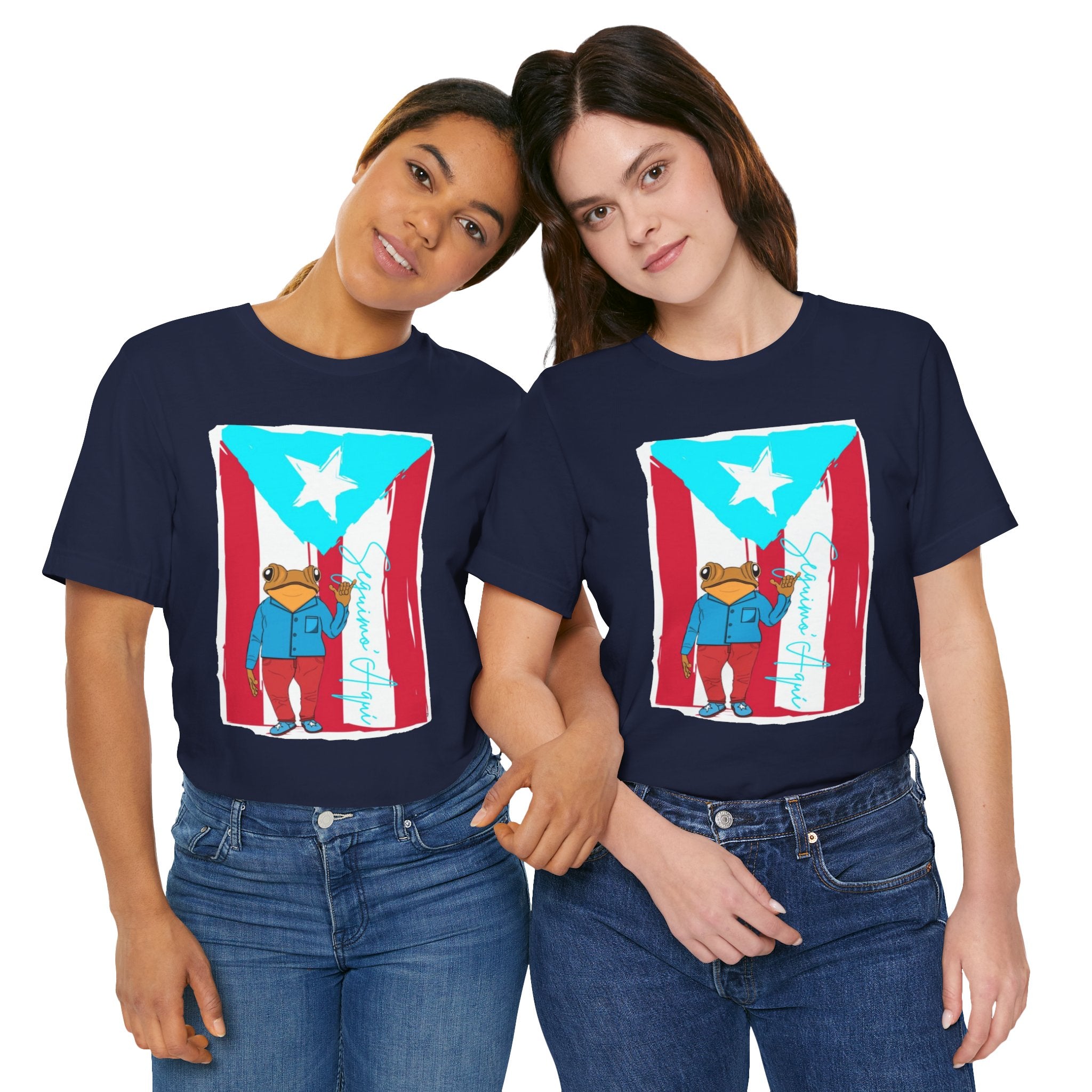 Puerto Rican Coqui Flag T‑Shirt  Boricua Pride Tee