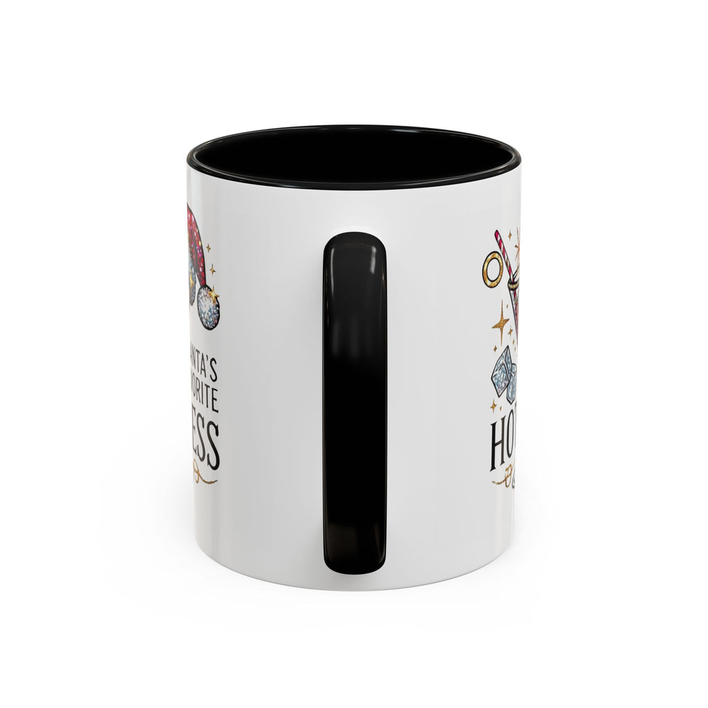 Accent Coffee Mug - "Santa's Favorite Hot Mess" Holiday Cocktail Mug (11/15 oz)
