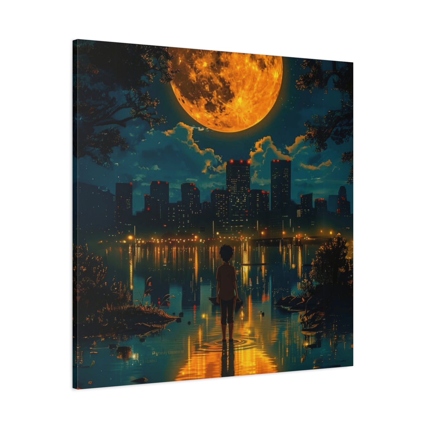 Because words have the power to move you let them live on your wall, Unique Nightscape Decoration, Perfect for Any Occasion