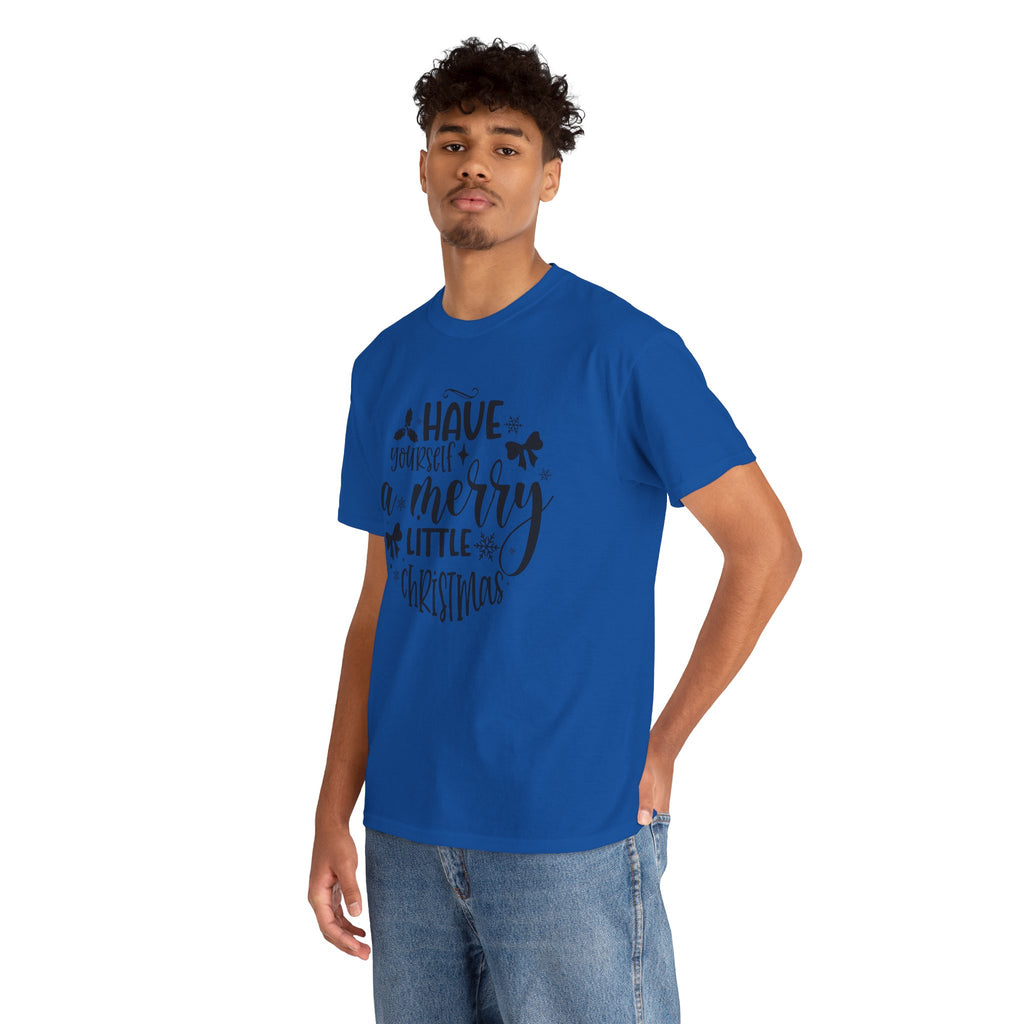 Merry Christmas Cotton Tee Holiday Graphic Tees & Cozy Festive Wear