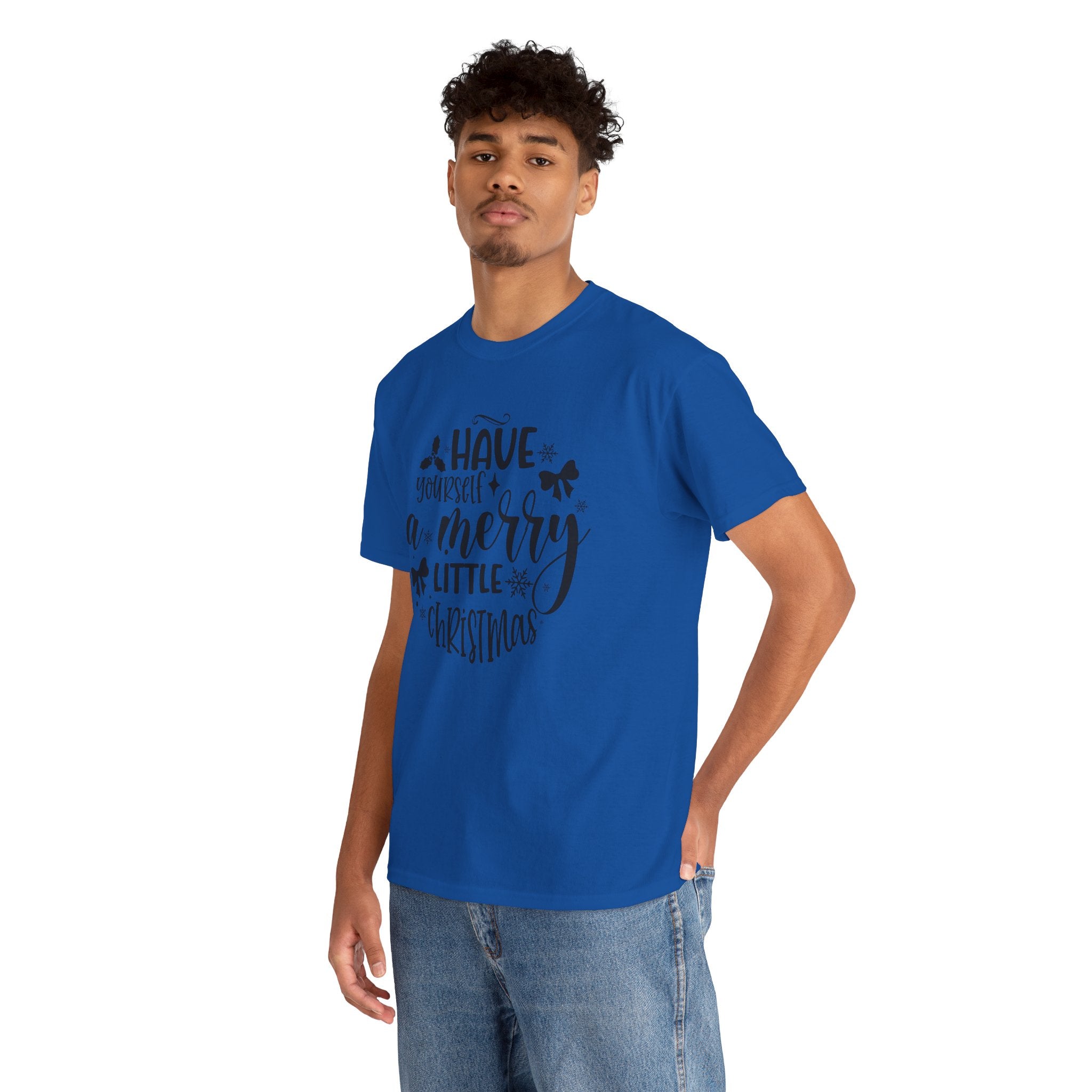 Merry Christmas Cotton Tee Holiday Graphic Tees & Cozy Festive Wear