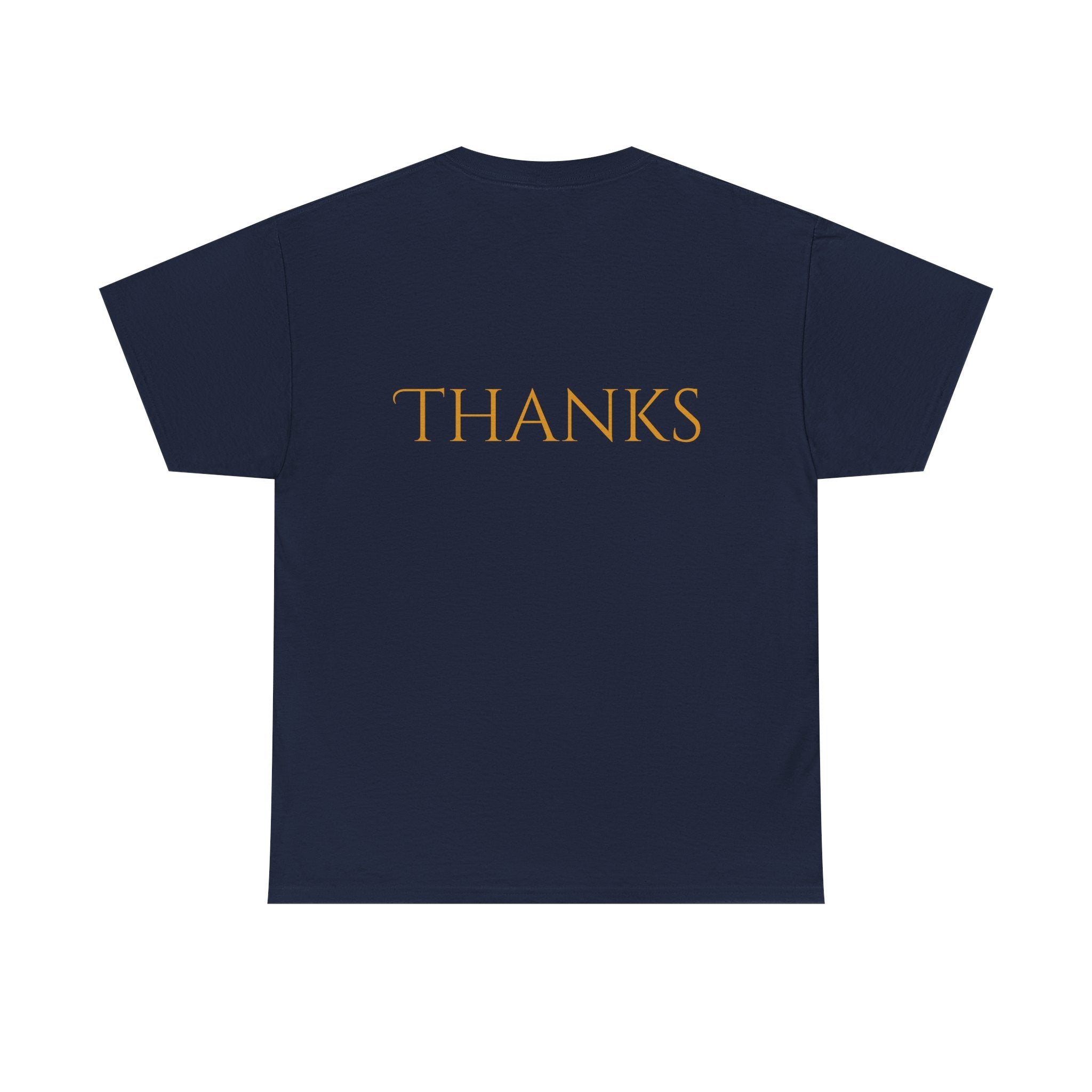 Give Thanks Tee Thanksgiving Graphic T-Shirt with Rustic Bow Design
