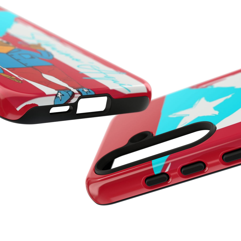 Puerto Rican Flag Frog Design ("Señorita Hops")Phone Case Isla del Encanto Phone Case – Puerto Rican Style