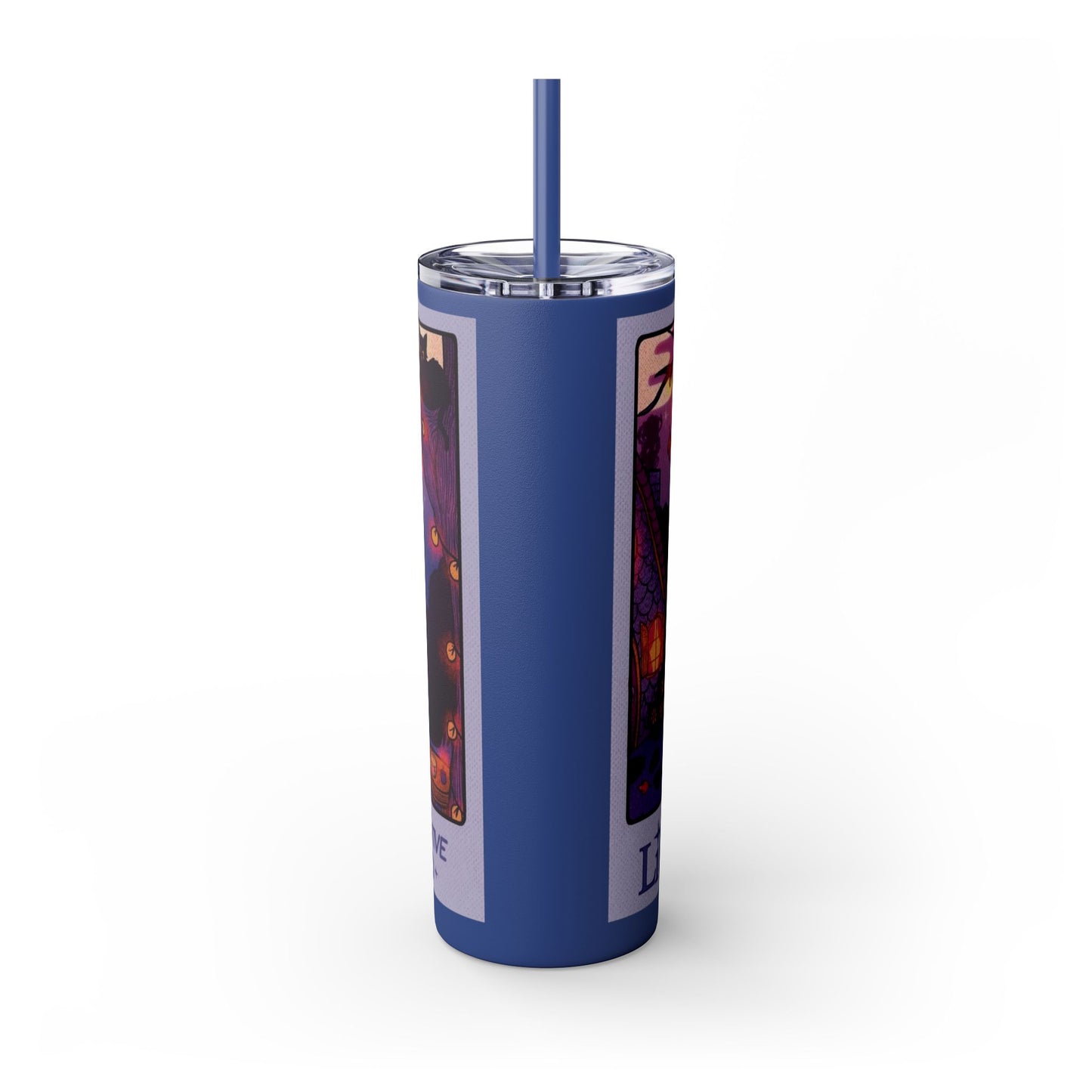 🎁 Spooky season gifts Enchanting Libra Skinny Tumbler with Straw | 20oz | Perfect for Halloween, Witchy Vibes, Astrology Lovers, Gift Idea, Custom Beverage Holder