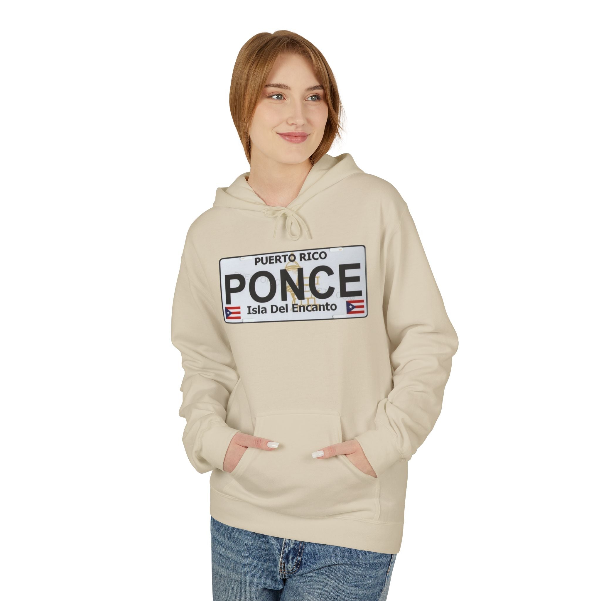 Ponce Puerto Rico License Plate Hoodie Isla Del Encanto Pullover