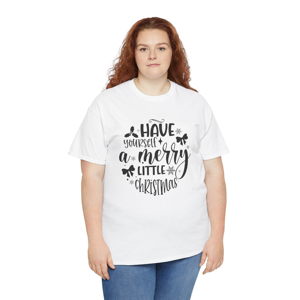 Merry Christmas Cotton Tee Holiday Graphic Tees & Cozy Festive Wear