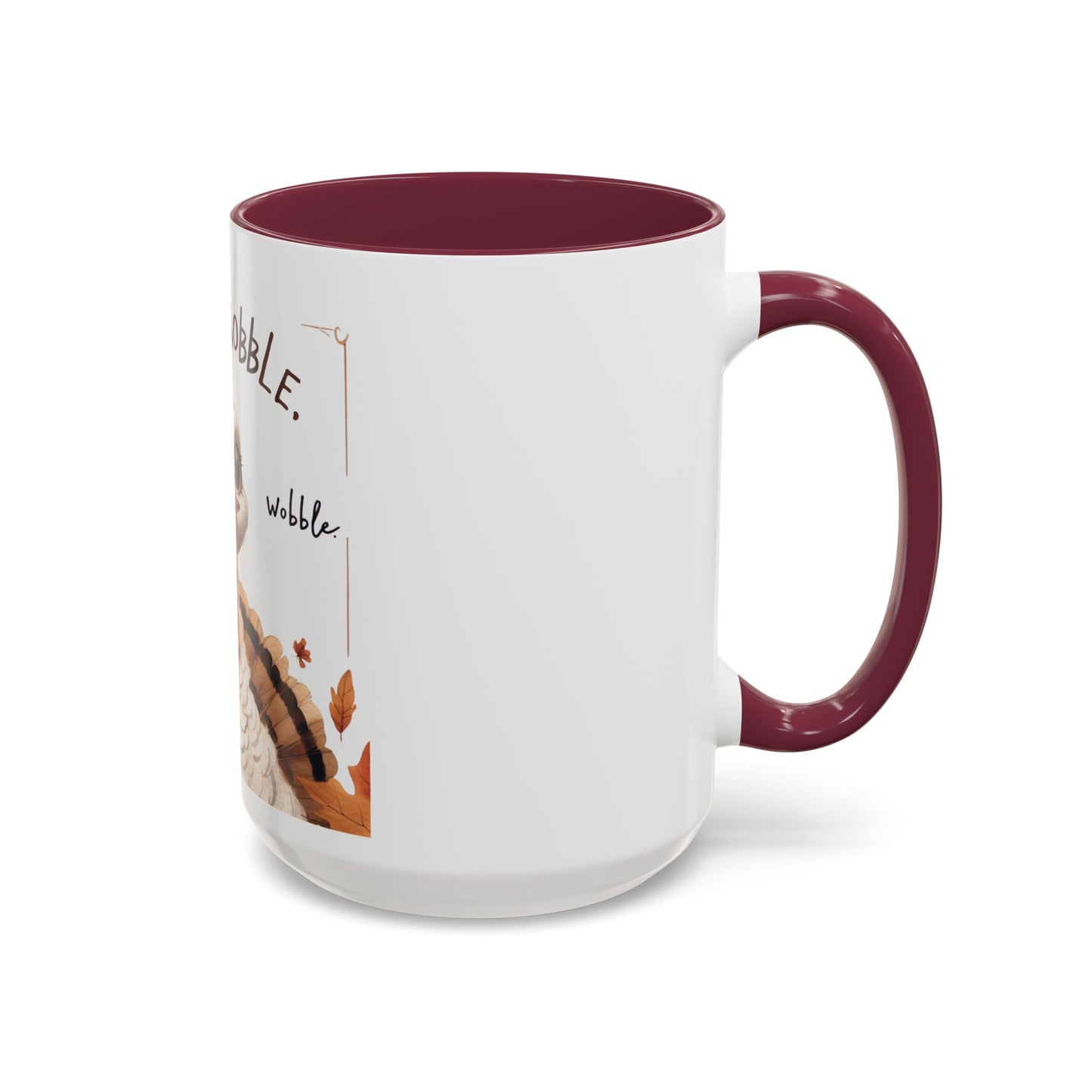 Mix cozy, aesthetic, and autumn-inspired sayings 🍁 Whimsical Thanksgiving Mug - Gobble Gobble Design