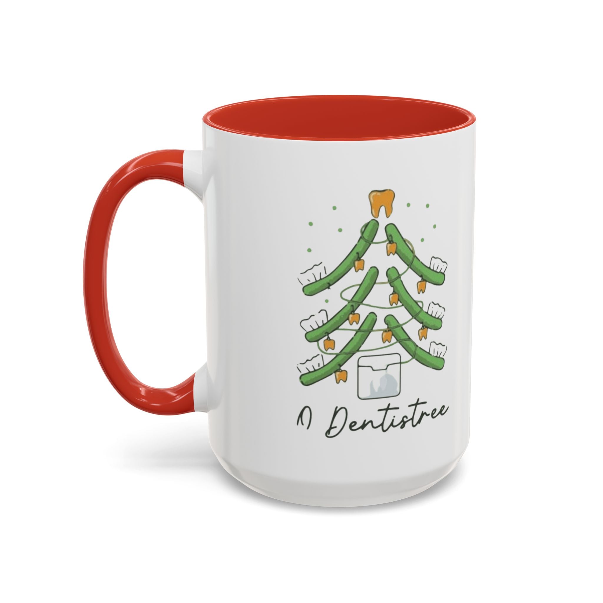 Dentist Christmas Mug - 'A Dentistree' Holiday Coffee Cup (11/15oz)