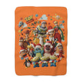 Toy Story Holiday Sherpa Fleece Blanket  Christmas Character Throw