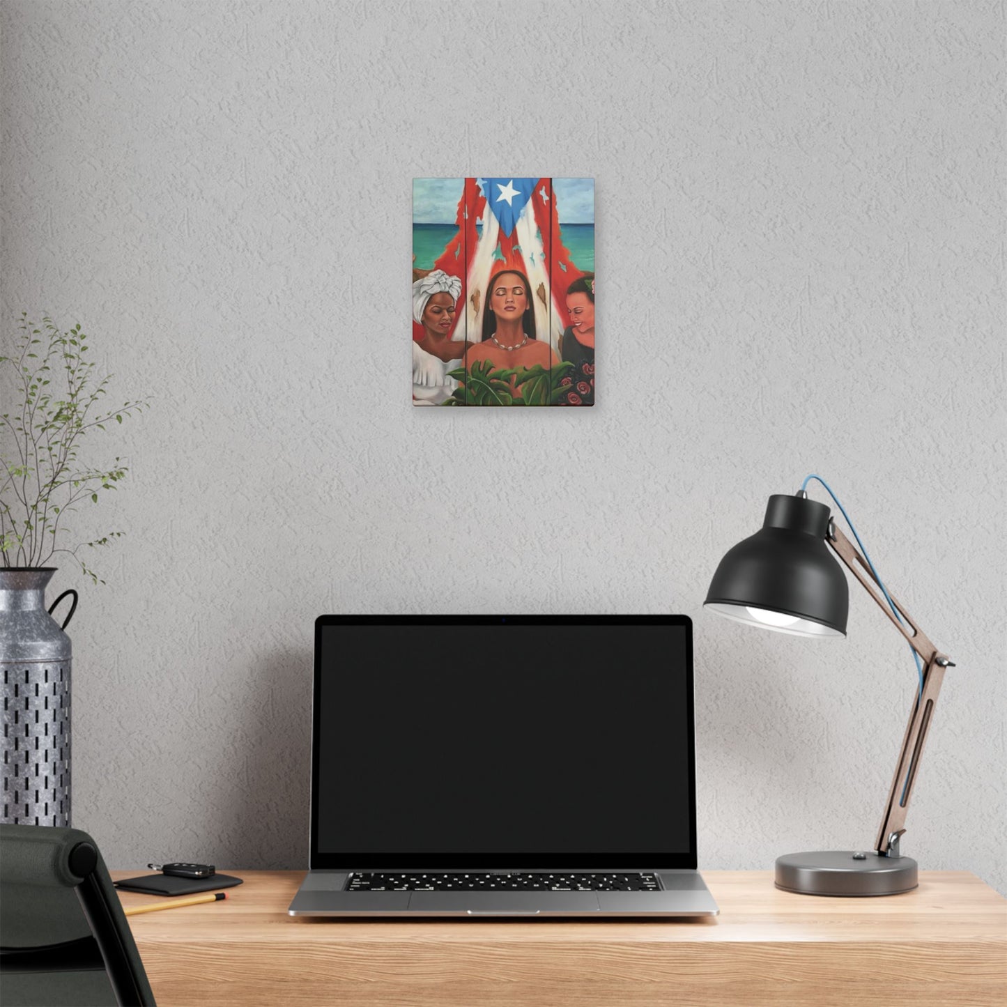 Capturing the Heart and Soul of Puerto Rican Art, Ethnic Canvas Print, Gift for Art Lovers, Beach-Themed Artwork