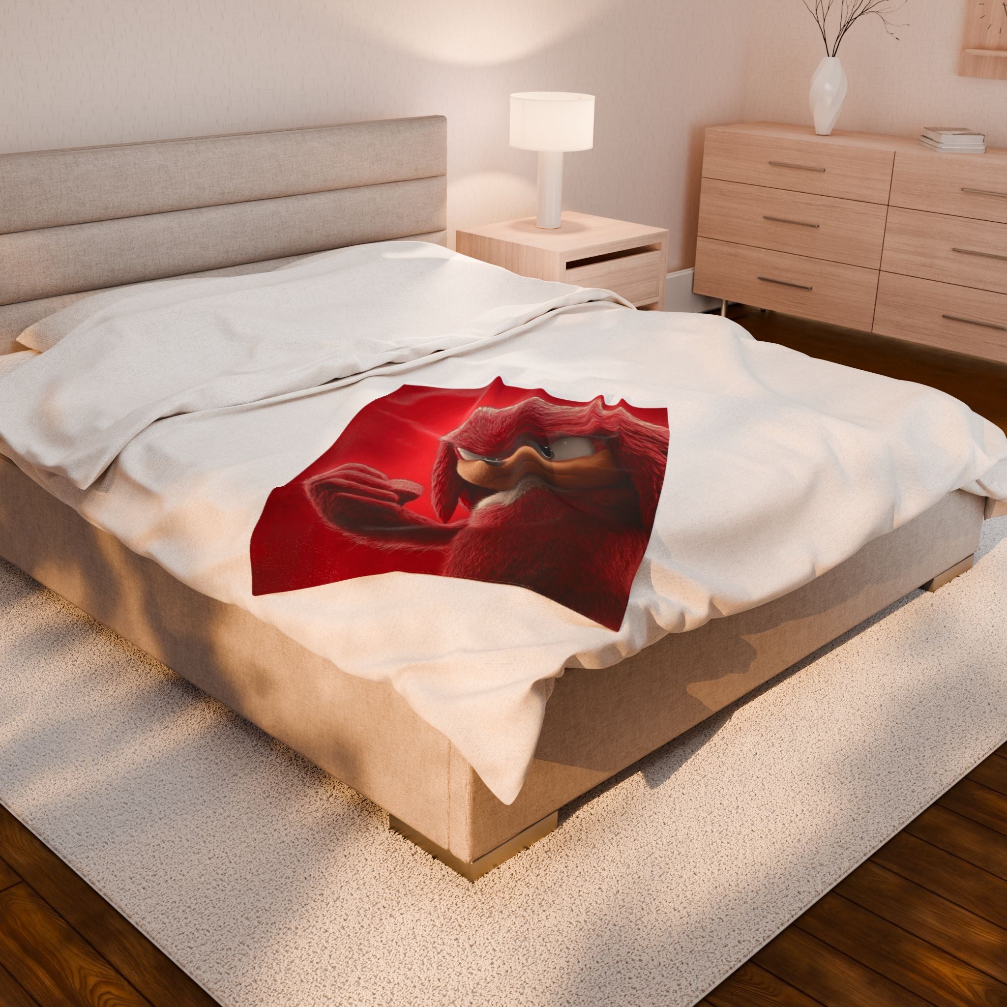 Knuckles Plush Throw Blanket