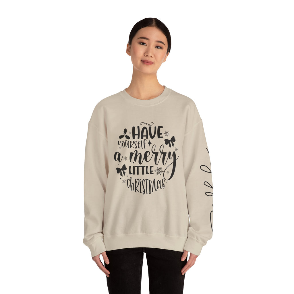 Xmas Shirts & Sweaters | Funny, Cute & Classic Christmas Designs Merry Christmas Crewneck Sweatshirt - Cozy Unisex Holiday Apparel