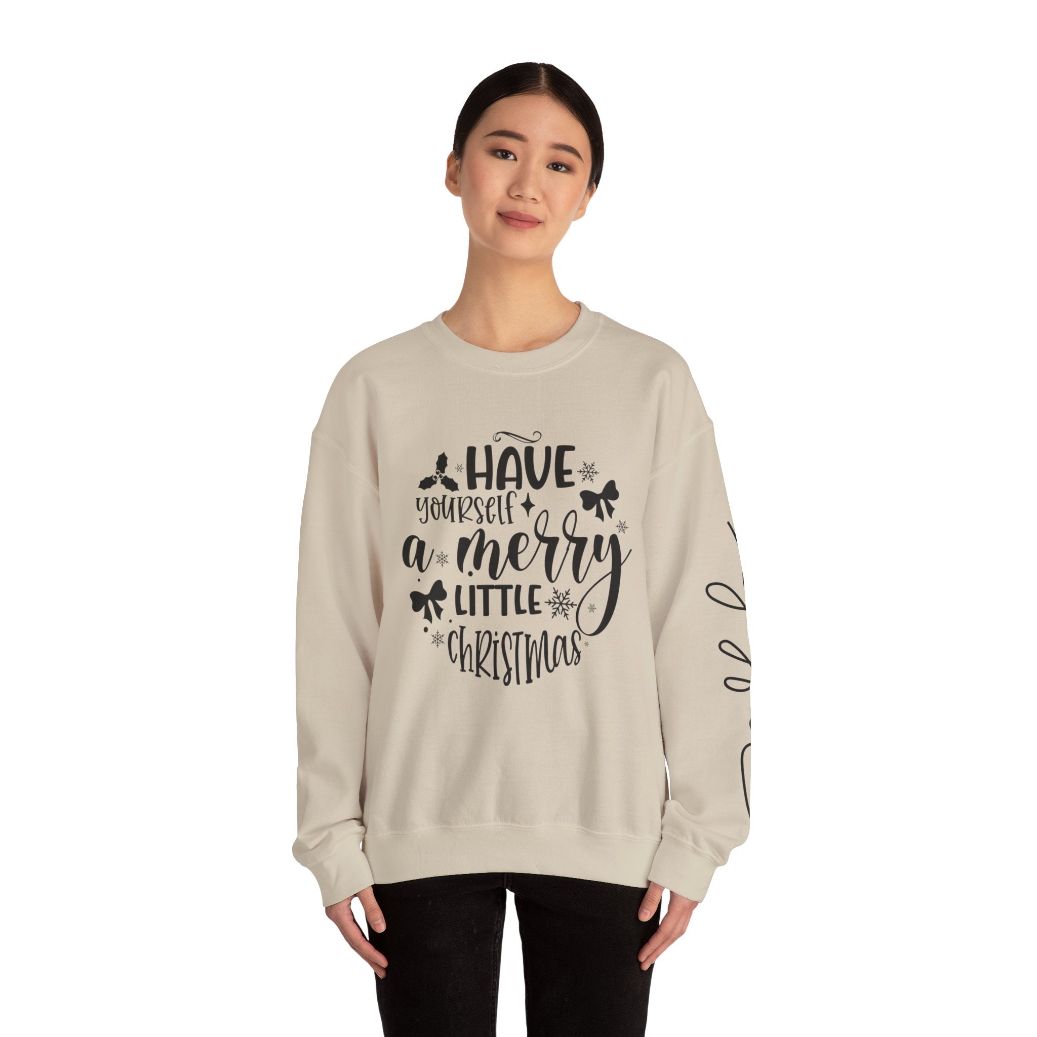Xmas Shirts & Sweaters | Funny, Cute & Classic Christmas Designs Merry Christmas Crewneck Sweatshirt - Cozy Unisex Holiday Apparel