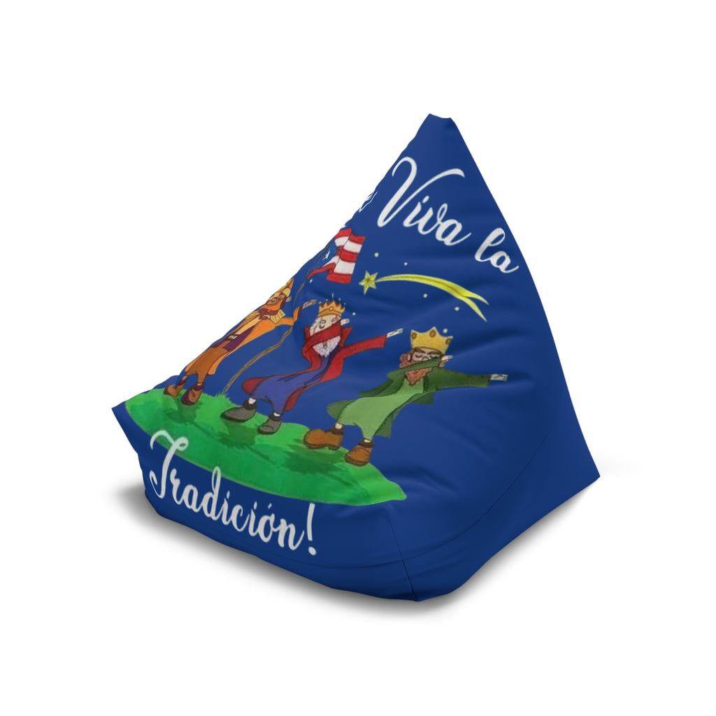 The Tree Kings Puerto Rican Tradición Bean Bag Cover  Festive Island Dance Design