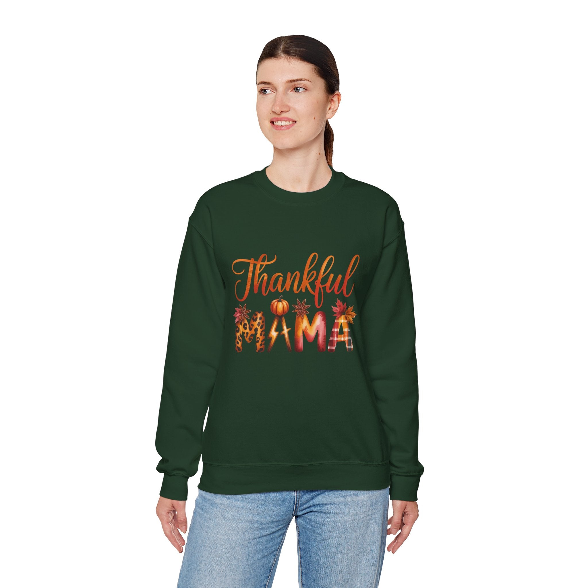 Thankful Mama Sweatshirt Fall T-Shirts and Sweatshirts Collection
