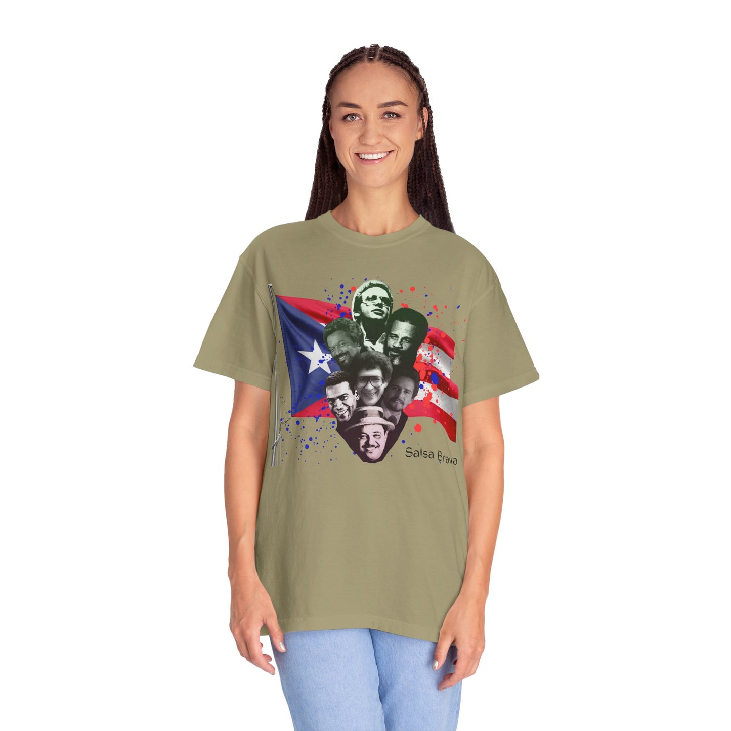 Salsa Brava T-Shirt, Vibrant Puerto Rican Pride Shirt, Gift for Salsa Lovers, Unisex Festival Tee, Caribbean Culture Apparel