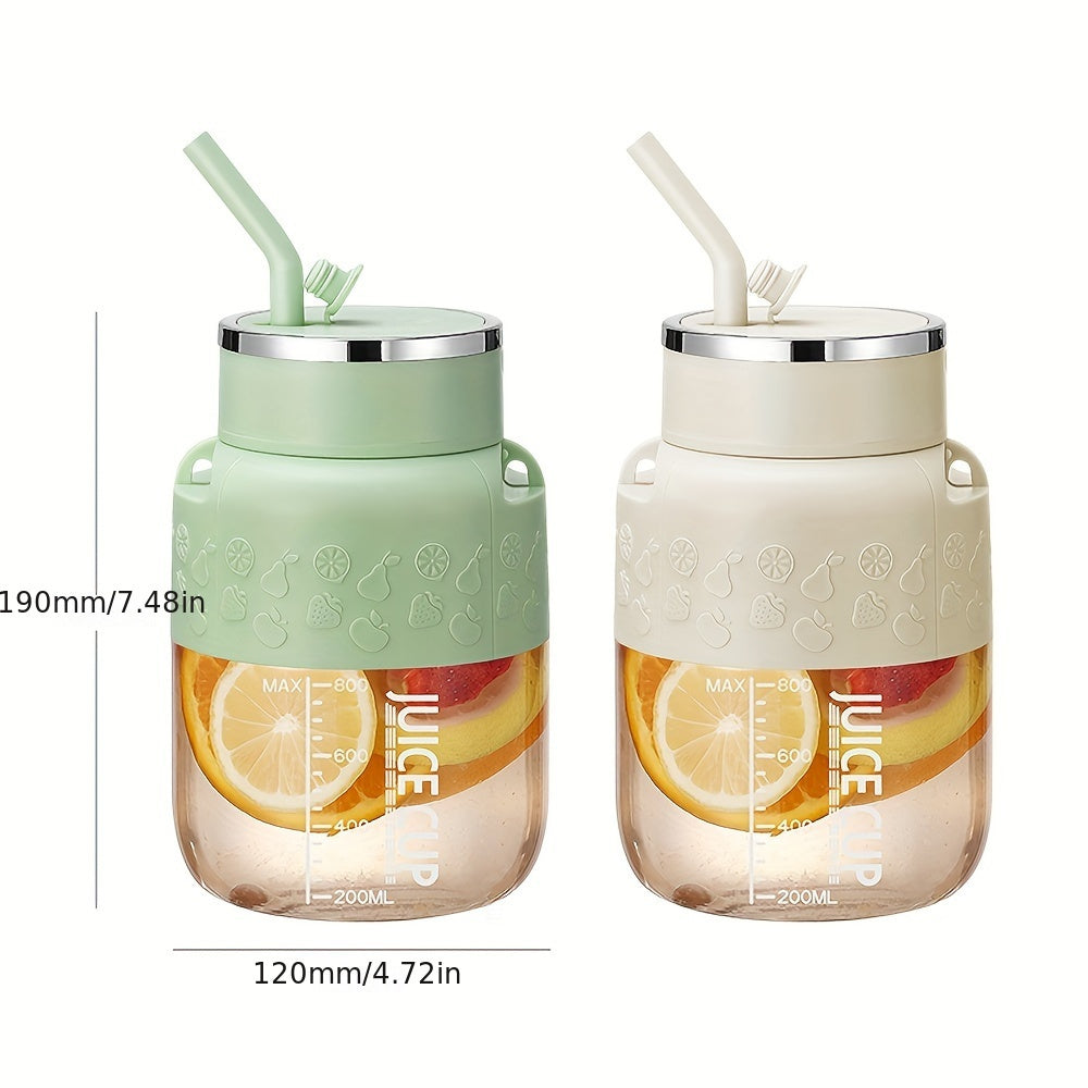 [Portable Juicer] 1pc, Mini Portable USB Electric Juicer Cup | 27.05OZ Large Capacity, Juicers For Vegetables And Fruits, Making Milk Shakes, Smoothies, Juices, Kitchen Appliances