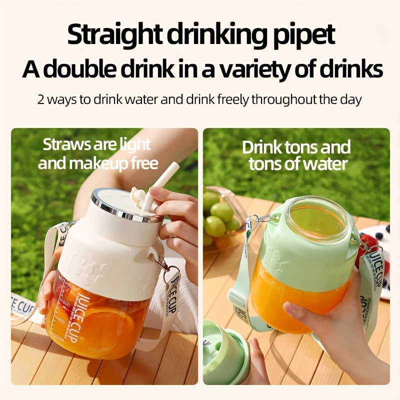 [Portable Juicer] 1pc, Mini Portable USB Electric Juicer Cup | 27.05OZ Large Capacity, Juicers For Vegetables And Fruits, Making Milk Shakes, Smoothies, Juices, Kitchen Appliances