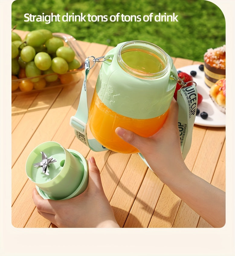 [Portable Juicer] 1pc, Mini Portable USB Electric Juicer Cup | 27.05OZ Large Capacity, Juicers For Vegetables And Fruits, Making Milk Shakes, Smoothies, Juices, Kitchen Appliances