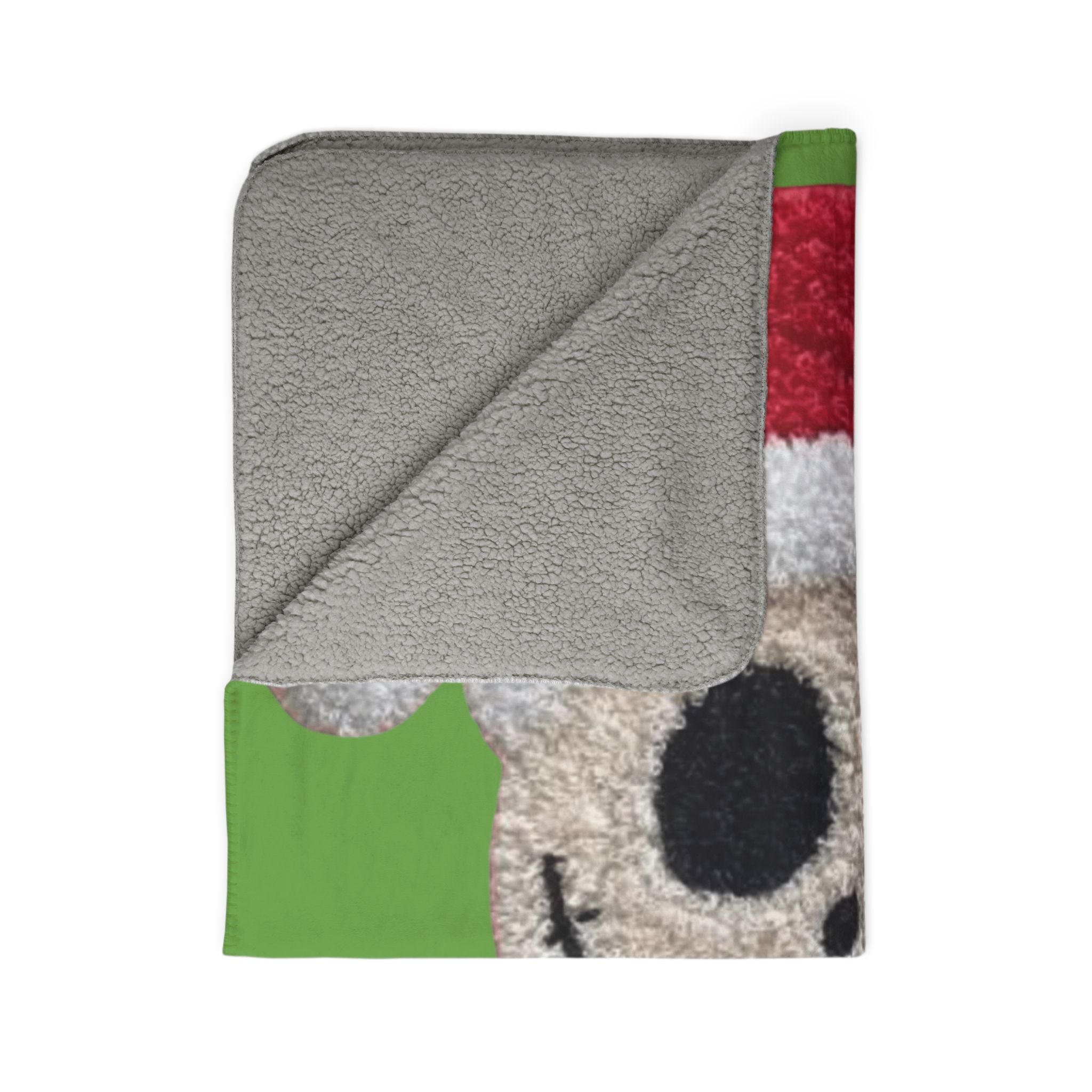 Magical Christmas Cartoon Blanket Christmas Skull Sherpa Blanket  Santa Hat Jack Skellington Holiday Throw