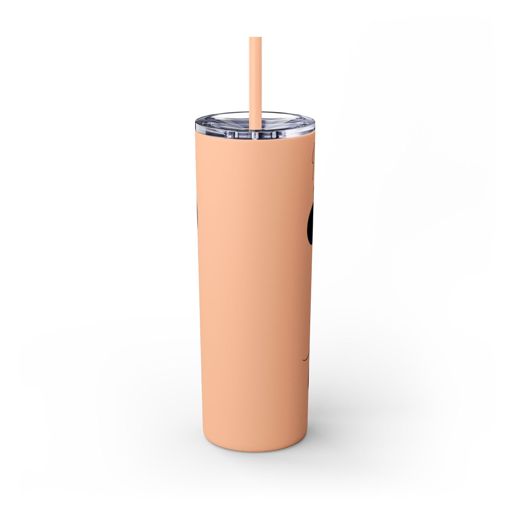 I Love You More Than Travel Tumbler — 20oz Skinny Cup with Straw