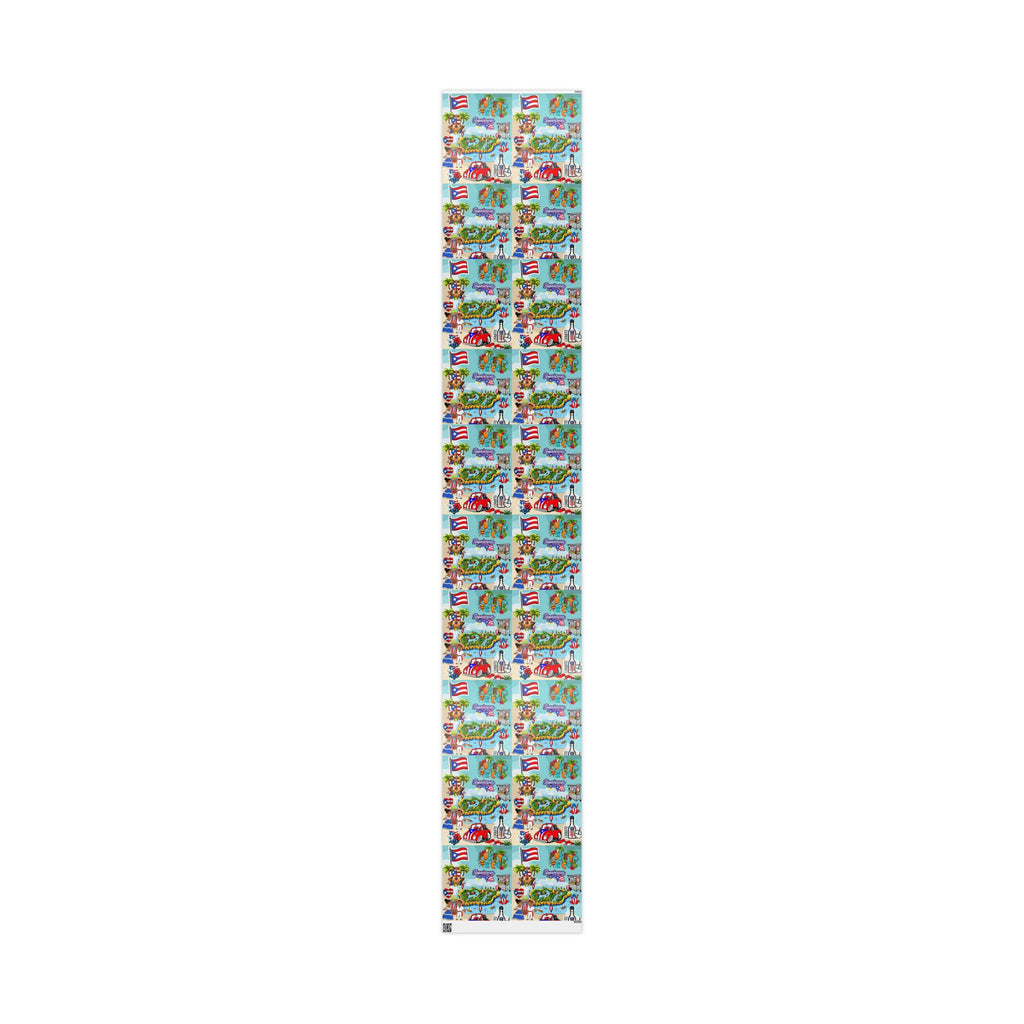 Puerto Rico Wrapping Paper – Cultural Gift Wrap | Boricua Heritage Design | Holiday & Celebration Gift Packaging