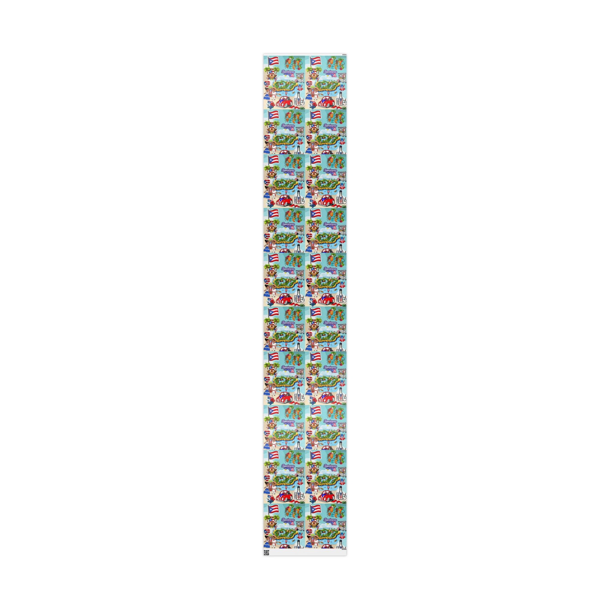 Puerto Rico Wrapping Paper – Cultural Gift Wrap | Boricua Heritage Design | Holiday & Celebration Gift Packaging