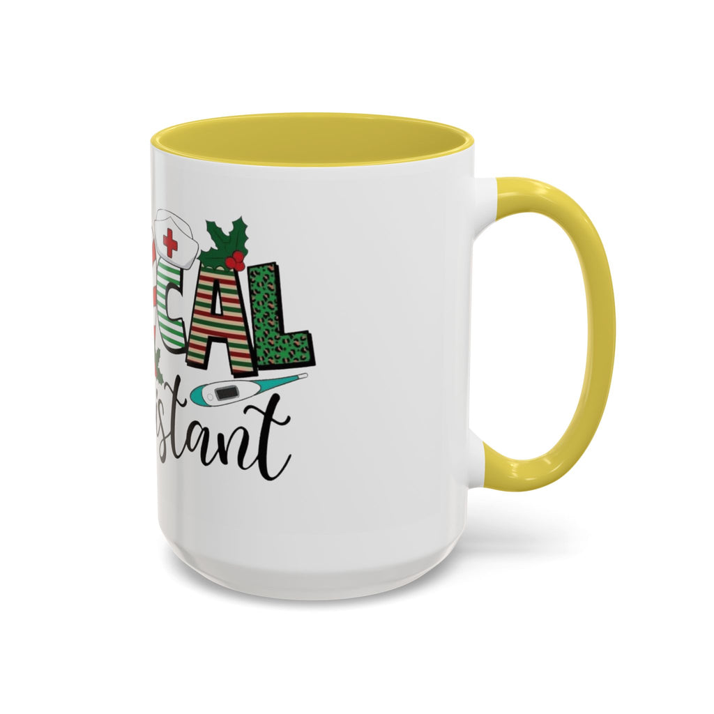 Medical Assistant Christmas Mug — Festive Colorful 11oz/15oz Coffee Cup Medical Christmas Mug
