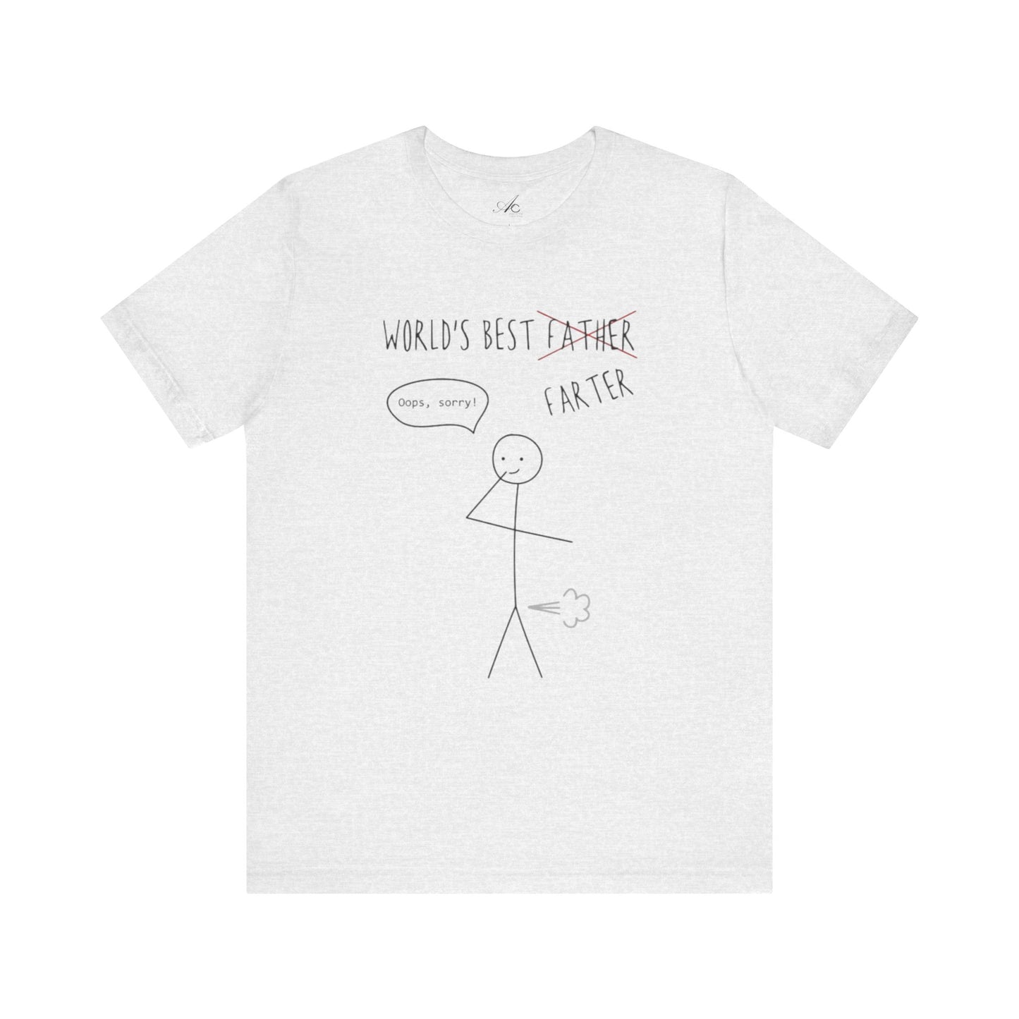 Funny Unisex T-Shirt for Dad, World's Best Farter Tee, Best Dad Ever Shirt, Gift for Father's Day, Dad Humor Apparel
